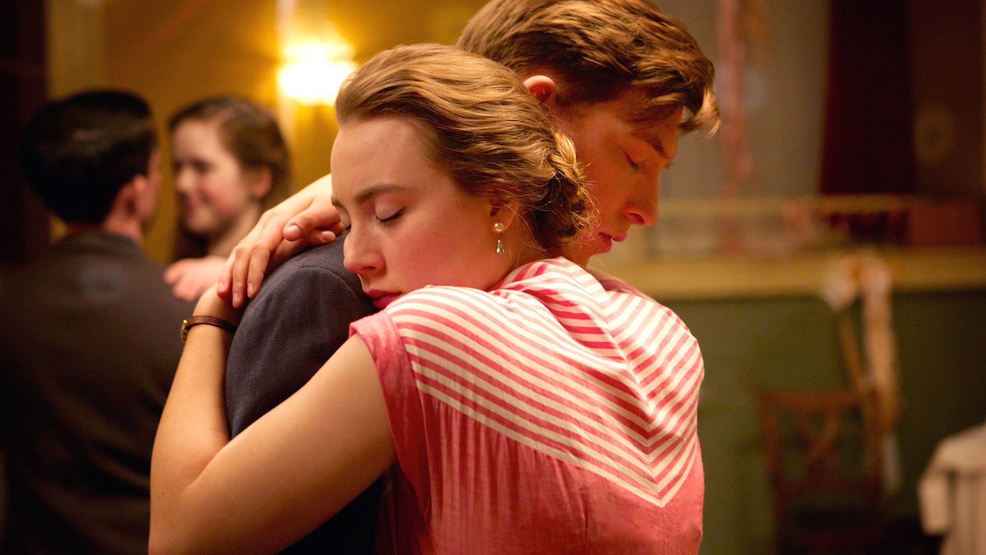 Brooklyn, Beautiful cinematography, Evocative visuals, Timeless love story, 1920x1080 Full HD Desktop