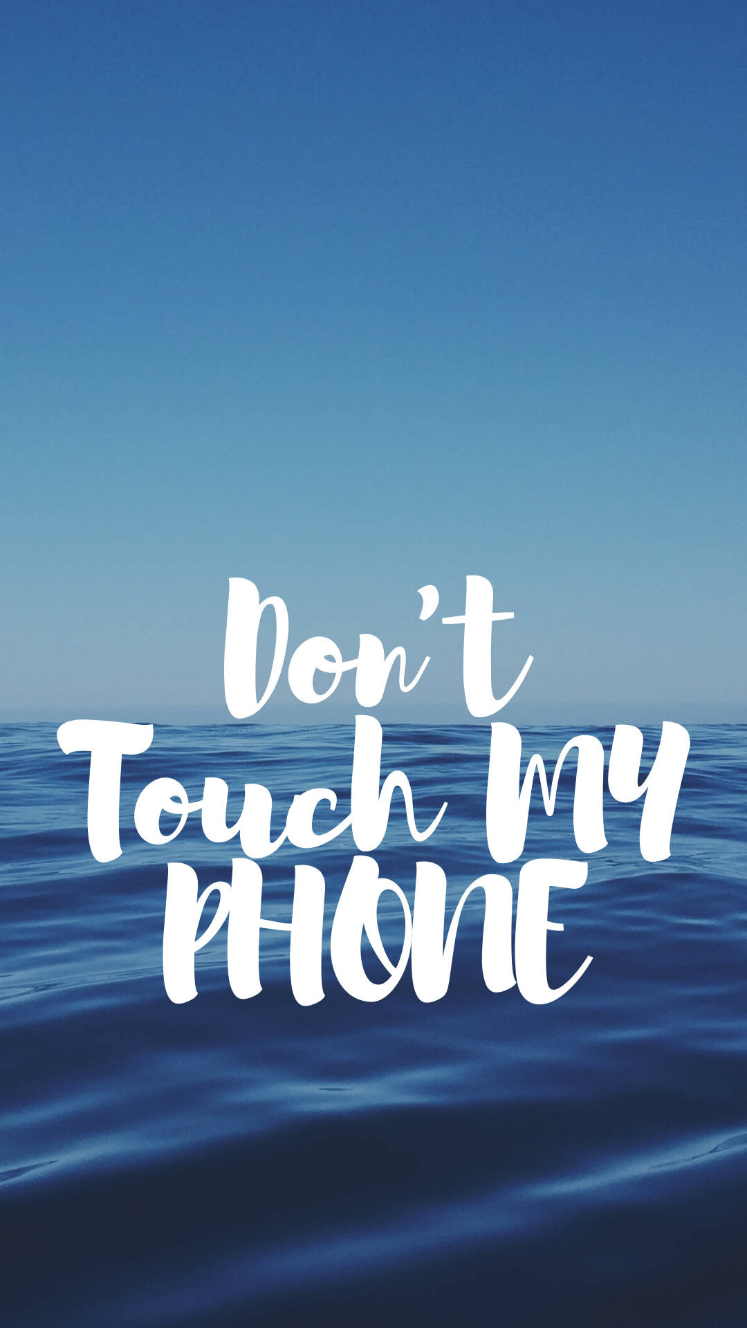 Sea, Don't Touch My Phone Wallpaper, 1080x1920 Full HD Phone