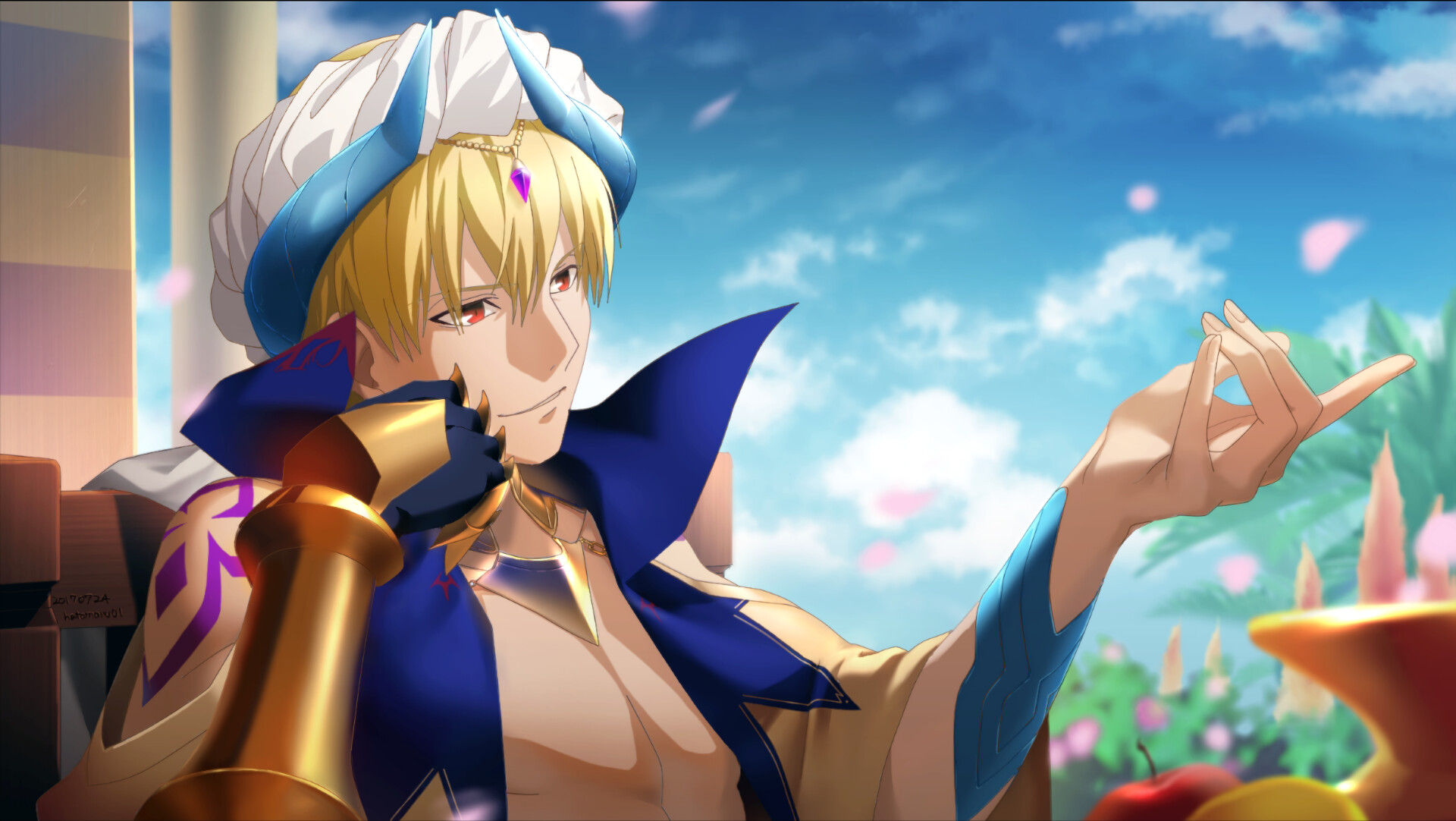 Gilgamesh, Fate series, 4K wallpapers, Epic battles, 1920x1090 HD Desktop