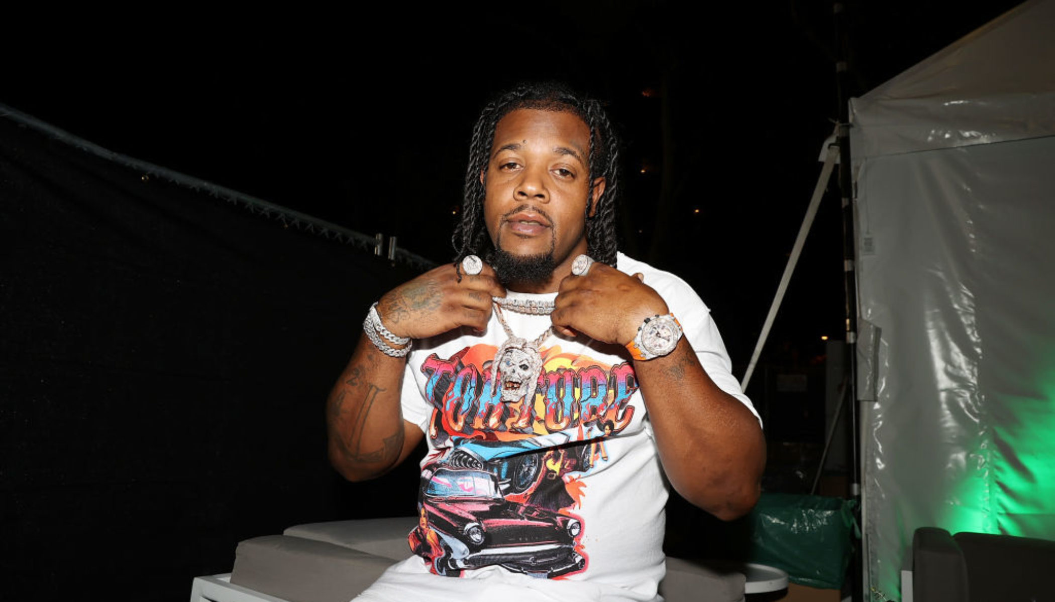 Rowdy Rebel, Al Haa Freestyle, Trippie Redd, Daily visuals, 2100x1200 HD Desktop