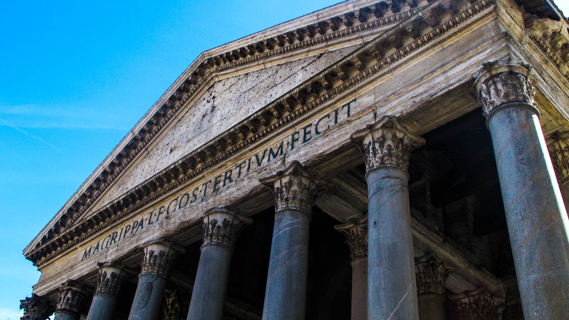 Pantheon, Turismo Roma, 1920x1080 Full HD Desktop