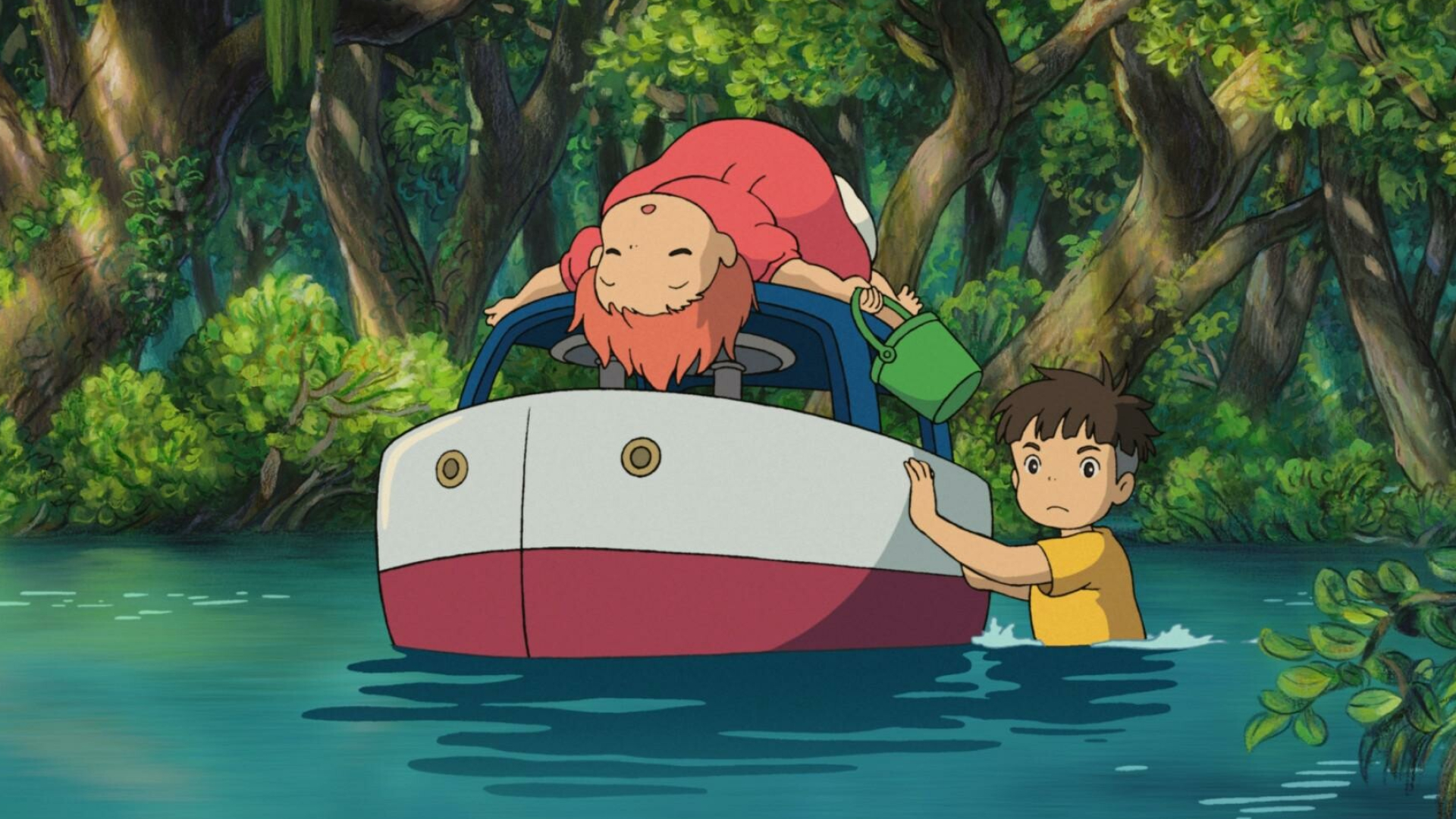 Ponyo, Desktop wallpapers, Backgrounds, Animation, 1920x1080 Full HD Desktop