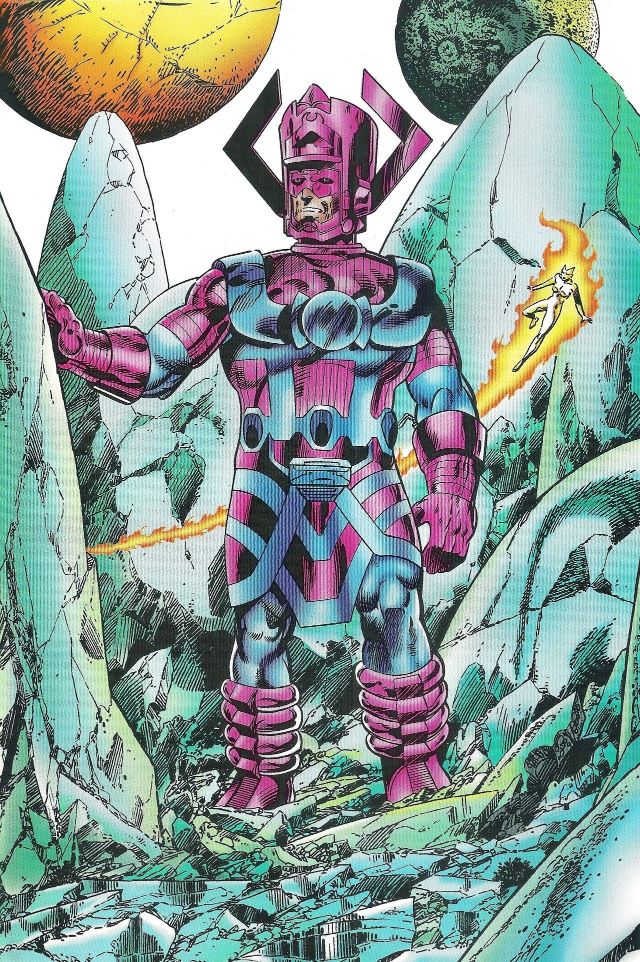 Galactus, Art of Marvel, Cosmic entity, Abstract representation, 1280x1930 HD Phone