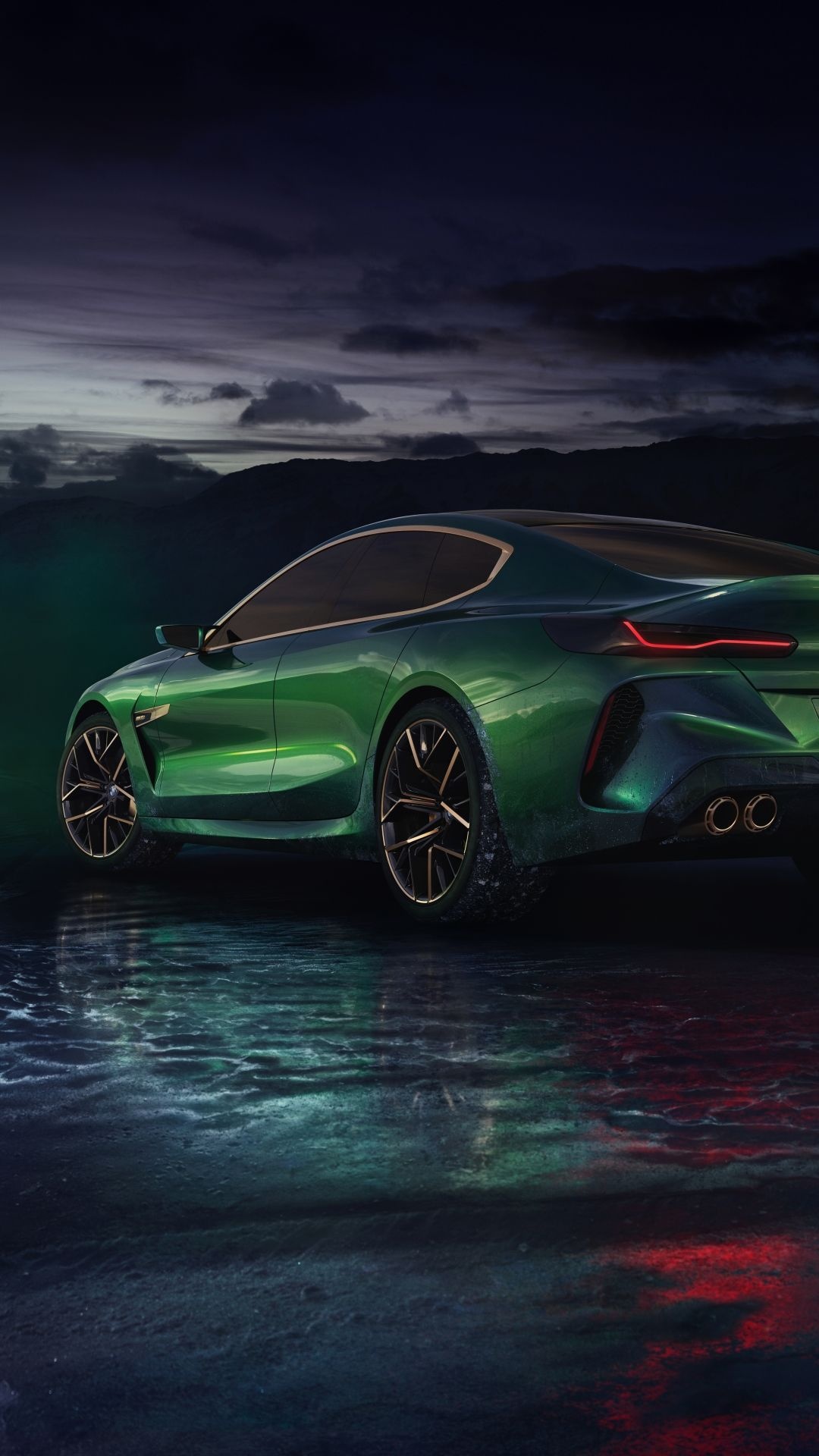 BMW M8, Gran Coupe, Vehicle, Auto, Luxury Design, 1080x1920 Full HD Phone