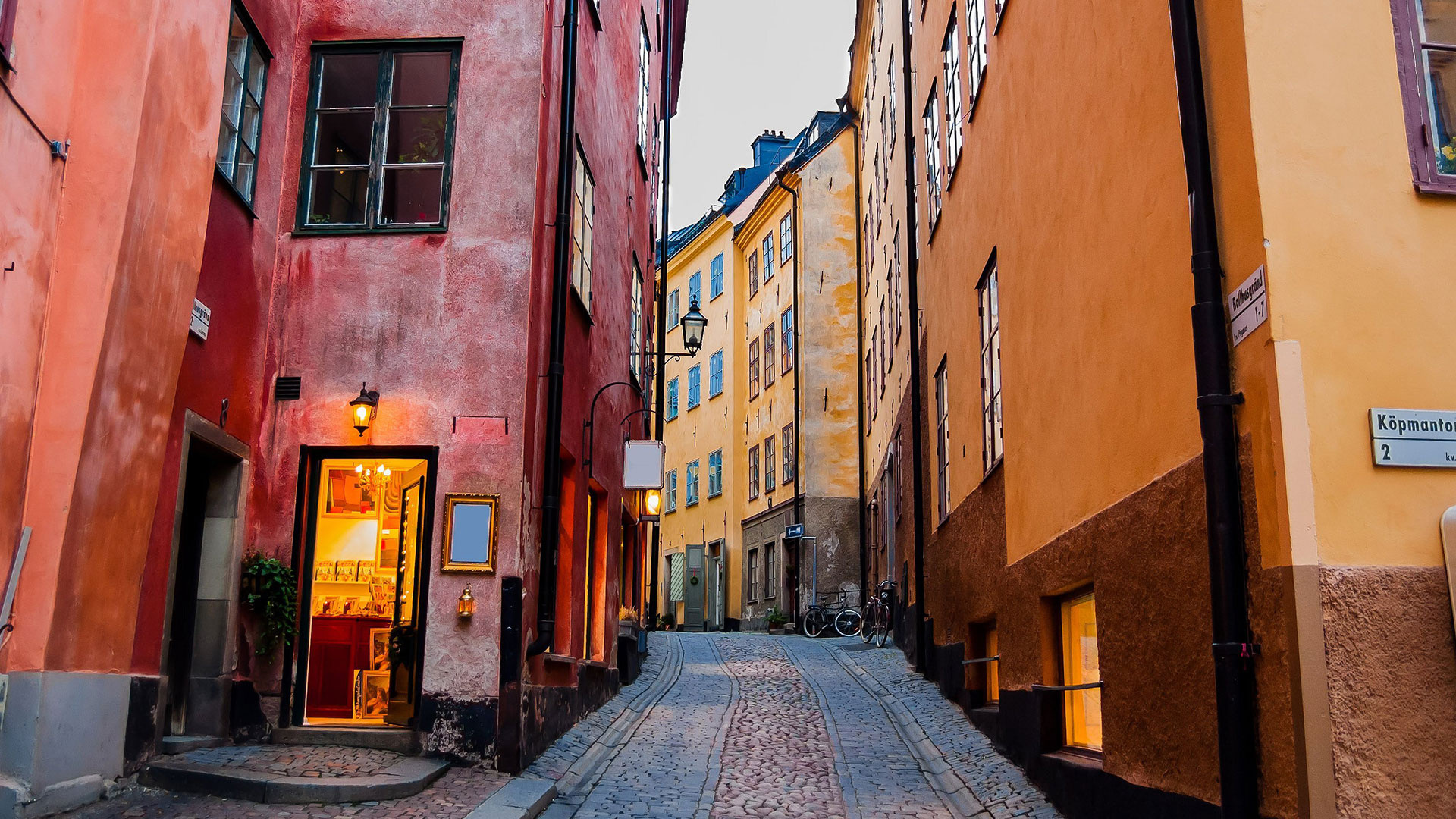 Gamla Stan, Stockholm, Dreamy Decembers, Where Is My Boarding Pass, 1920x1080 Full HD Desktop