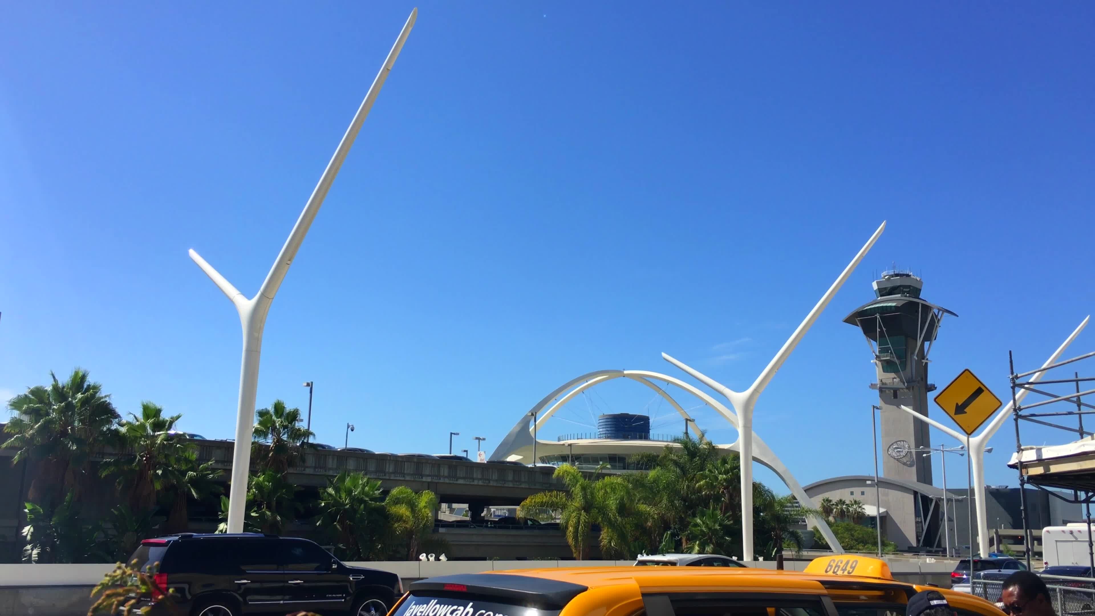 Los Angeles International Airport, LAX 4K stock video, 3840x2160 4K Desktop