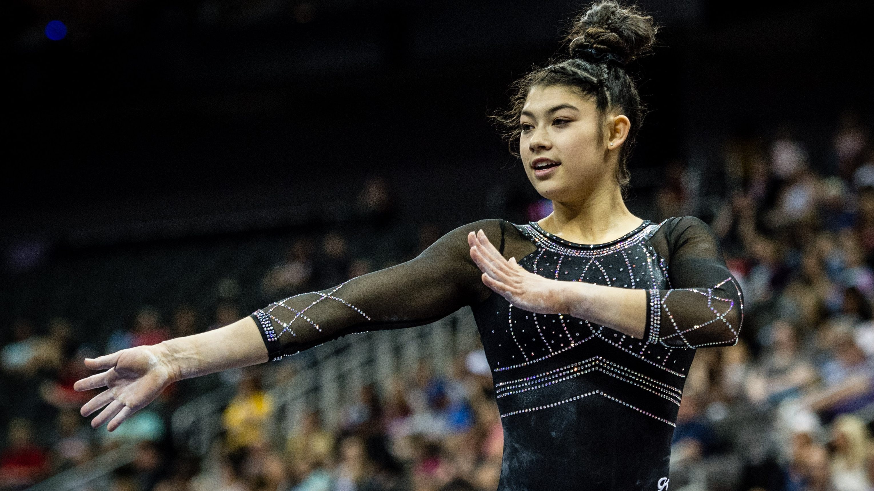 Kayla DiCello, Rising gymnastics star, American Cup performance, Olympic dream, 3060x1720 HD Desktop