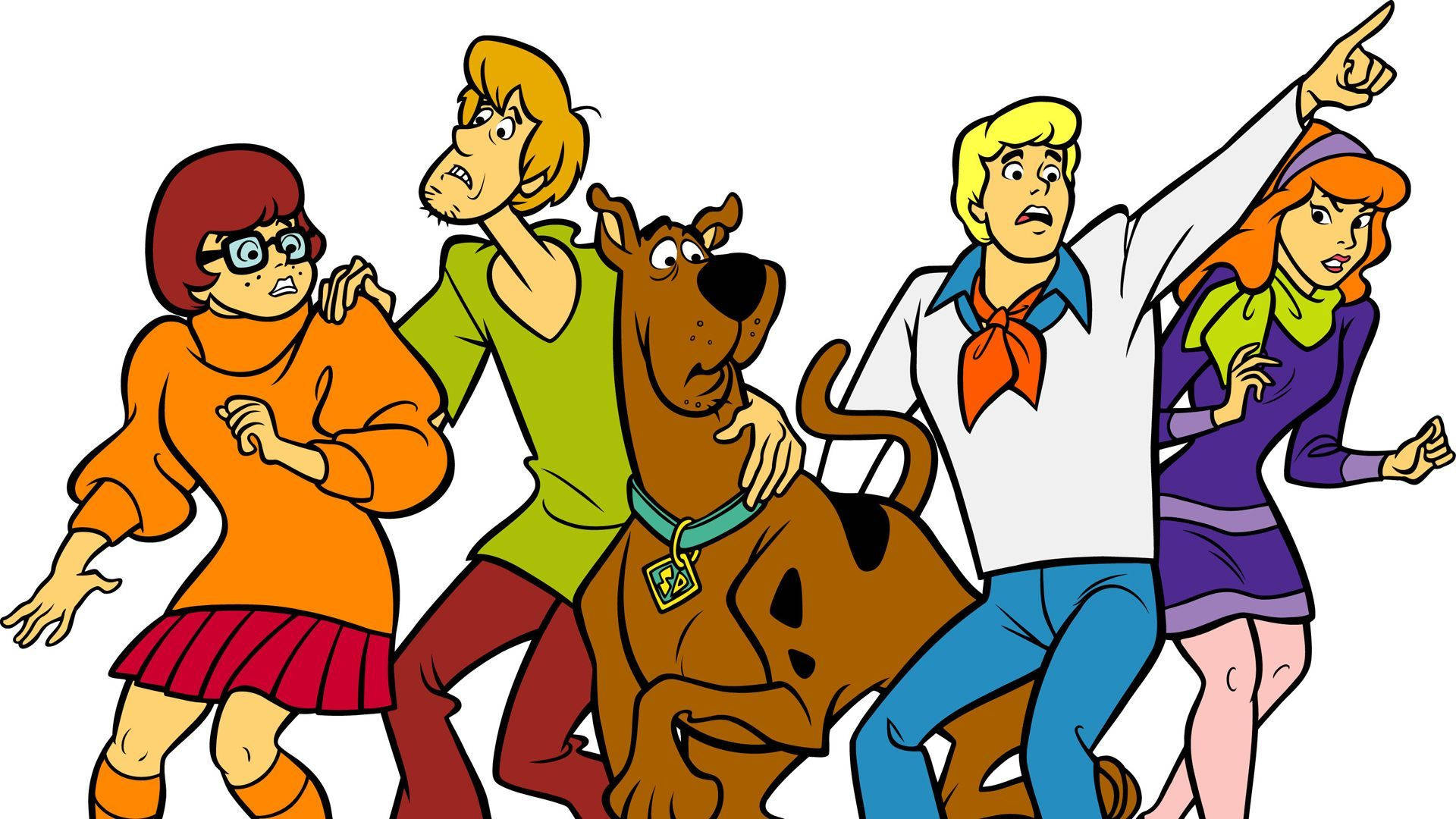 Scooby-Doo, Shaggy Rogers, Fred Jones, Velma Dinkley, Daphne Blake, Full HD Desktop wallpaper