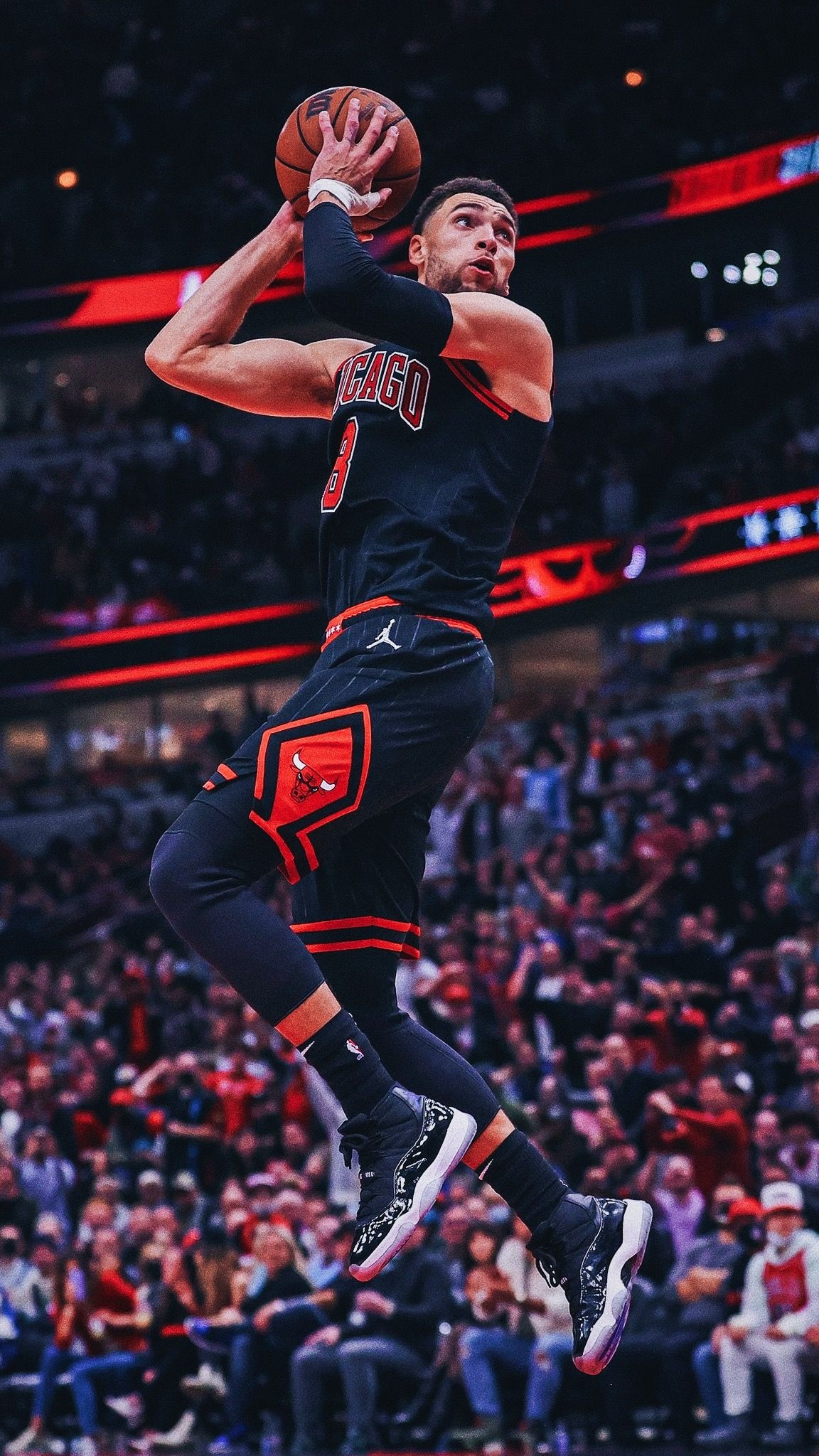 Zach LaVine, Fondos de pantallas, Fondos de deportes, Fondos de Nike, 1160x2050 HD Phone