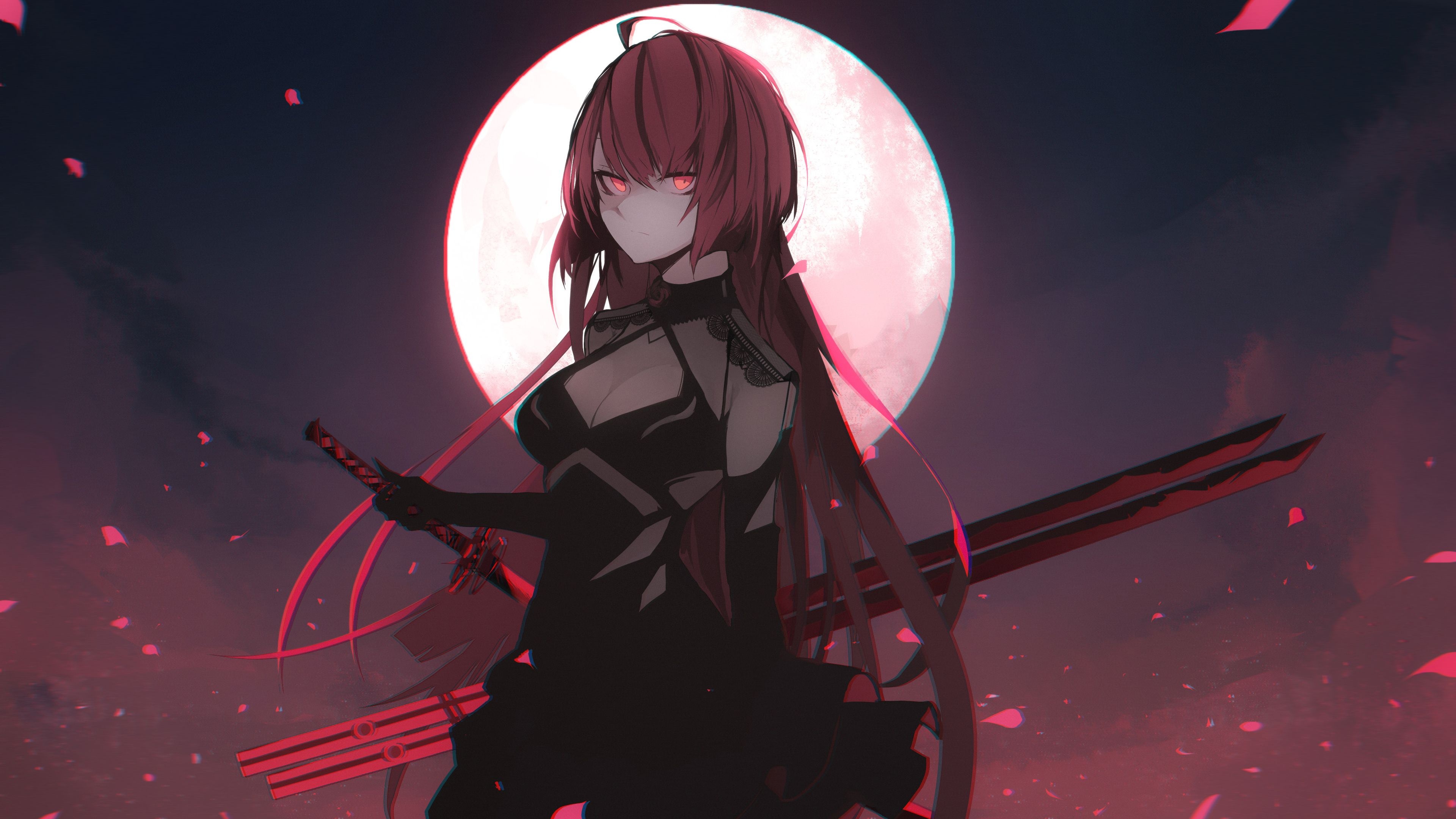Gothic Anime, Gothic background, Dark art, Gothic aesthetic, 3840x2160 4K Desktop