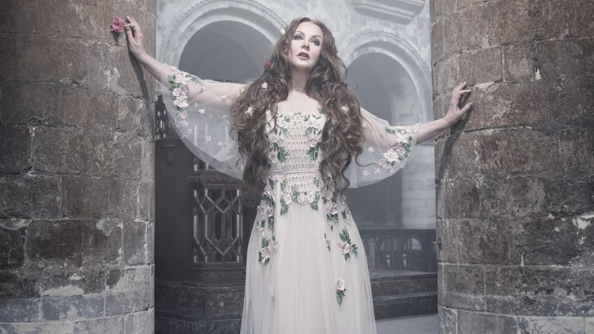Sarah Brightman, Music angel, Beautiful hair, Singer, 1920x1080 Full HD Desktop
