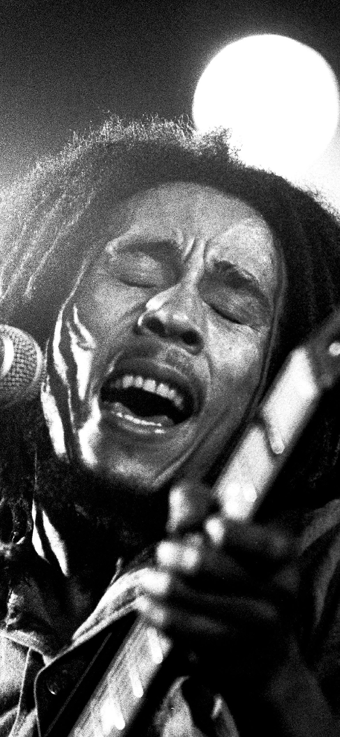 Bob Marley, Dark artistry, Music's allure, Celestial presence, 1130x2440 HD Phone