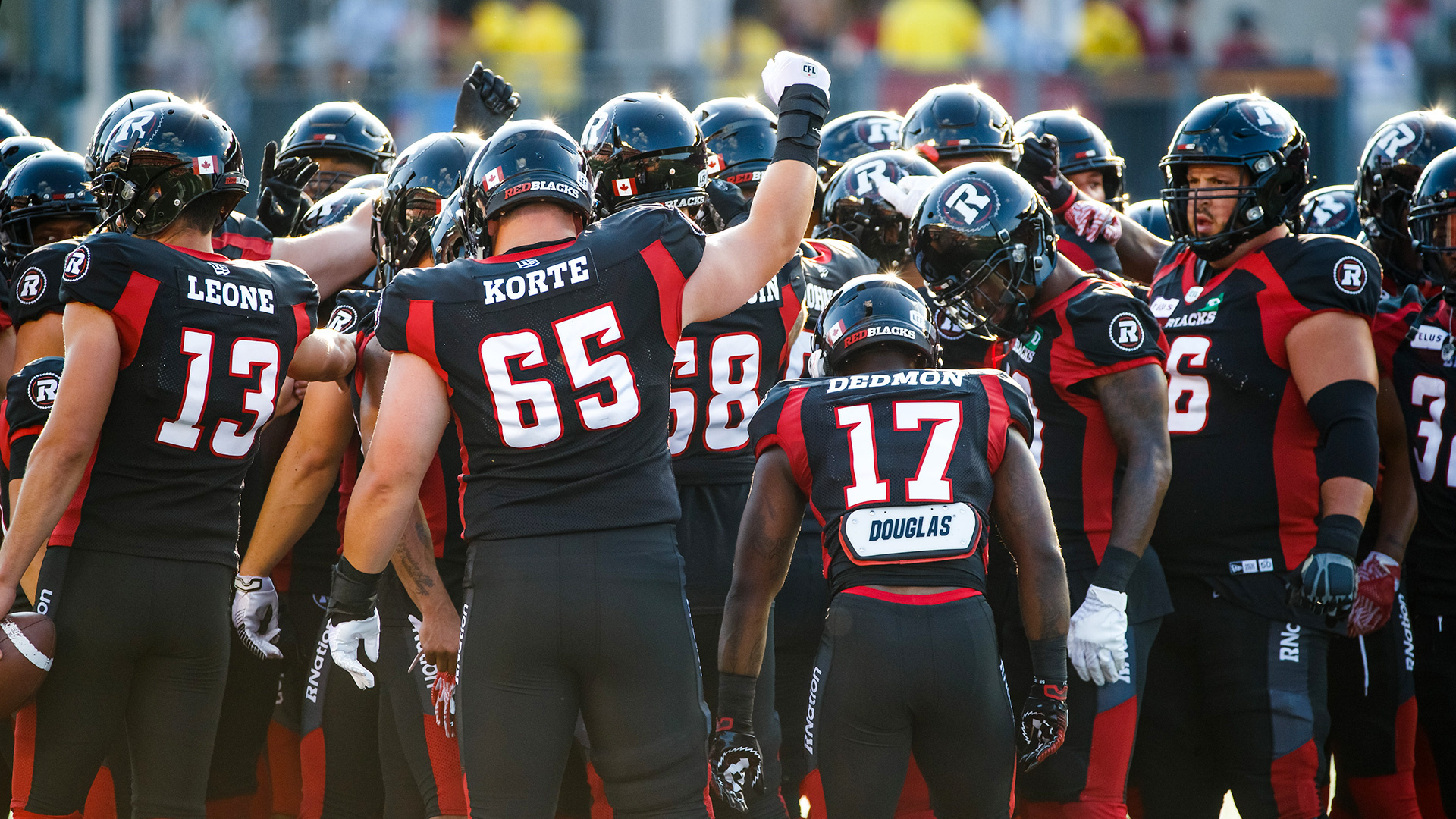 Ottawa Redblacks wallpaper, Team spirit, Supporter passion, Fan dedication, 1920x1080 Full HD Desktop