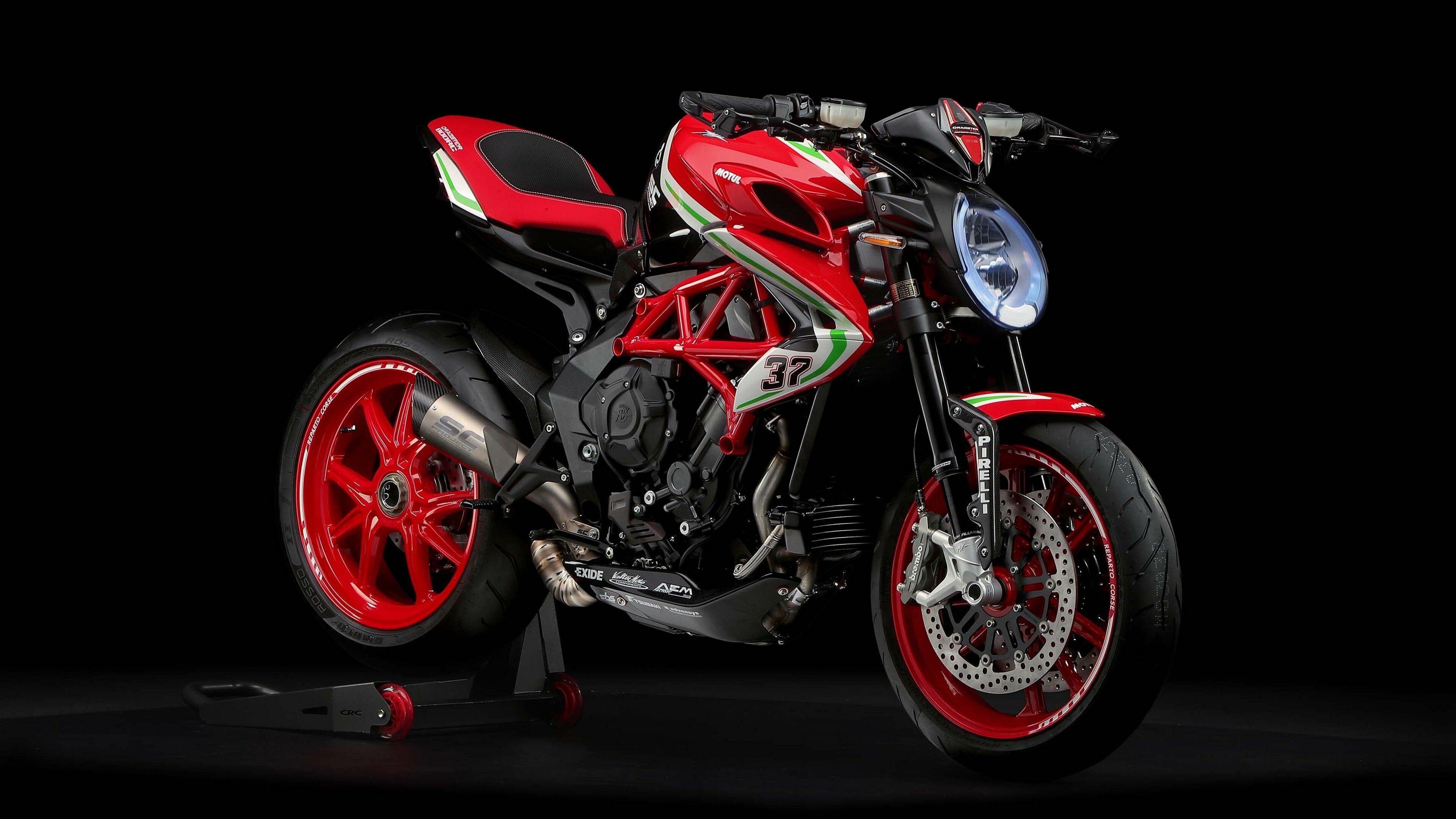 MV Agusta Auto, Brutale model, Top backgrounds, High-quality wallpapers, 3840x2160 4K Desktop