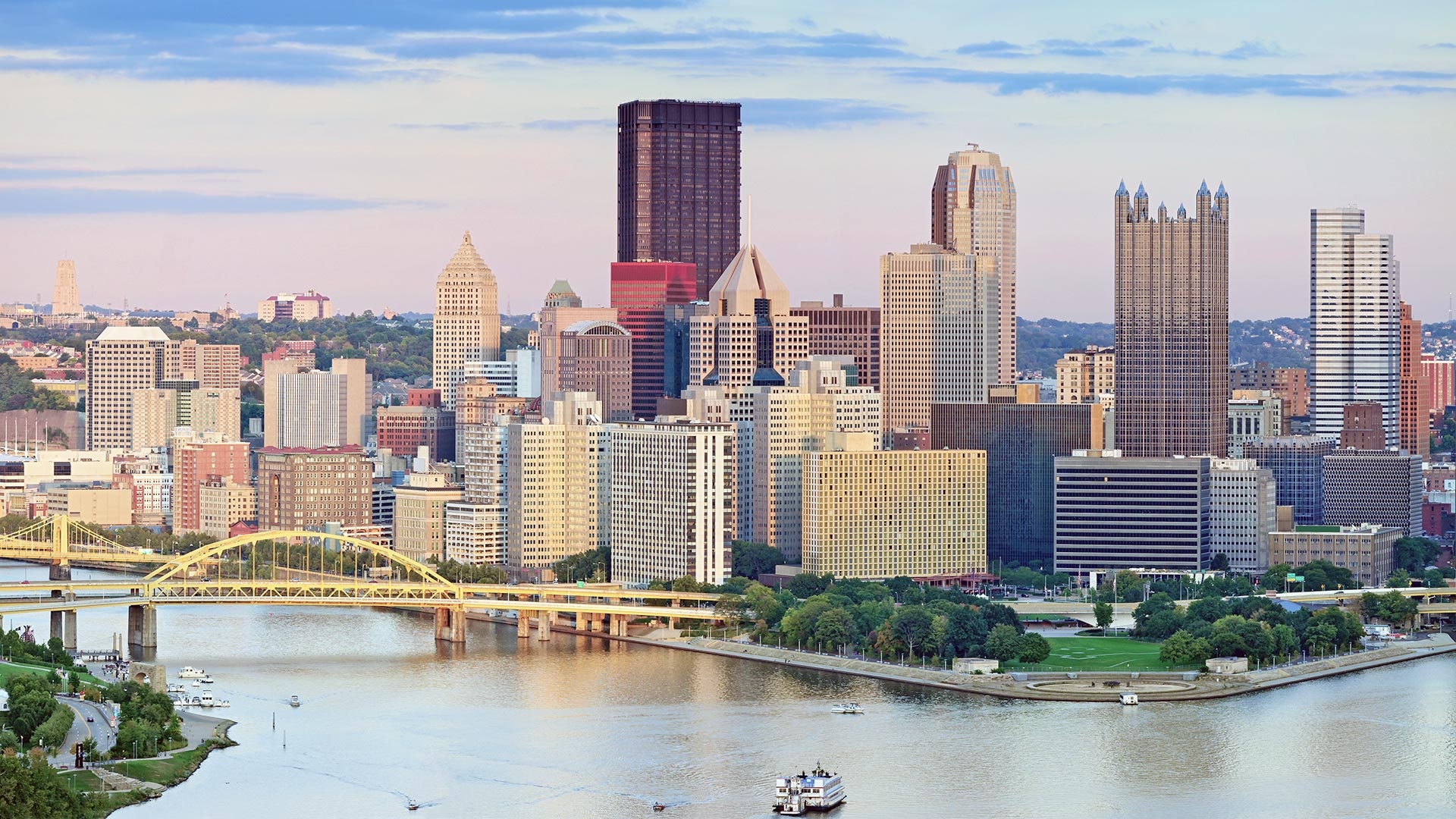 Pittsburgh Skyline, Skyline photography, Urban beauty, City view, 1920x1080 Full HD Desktop