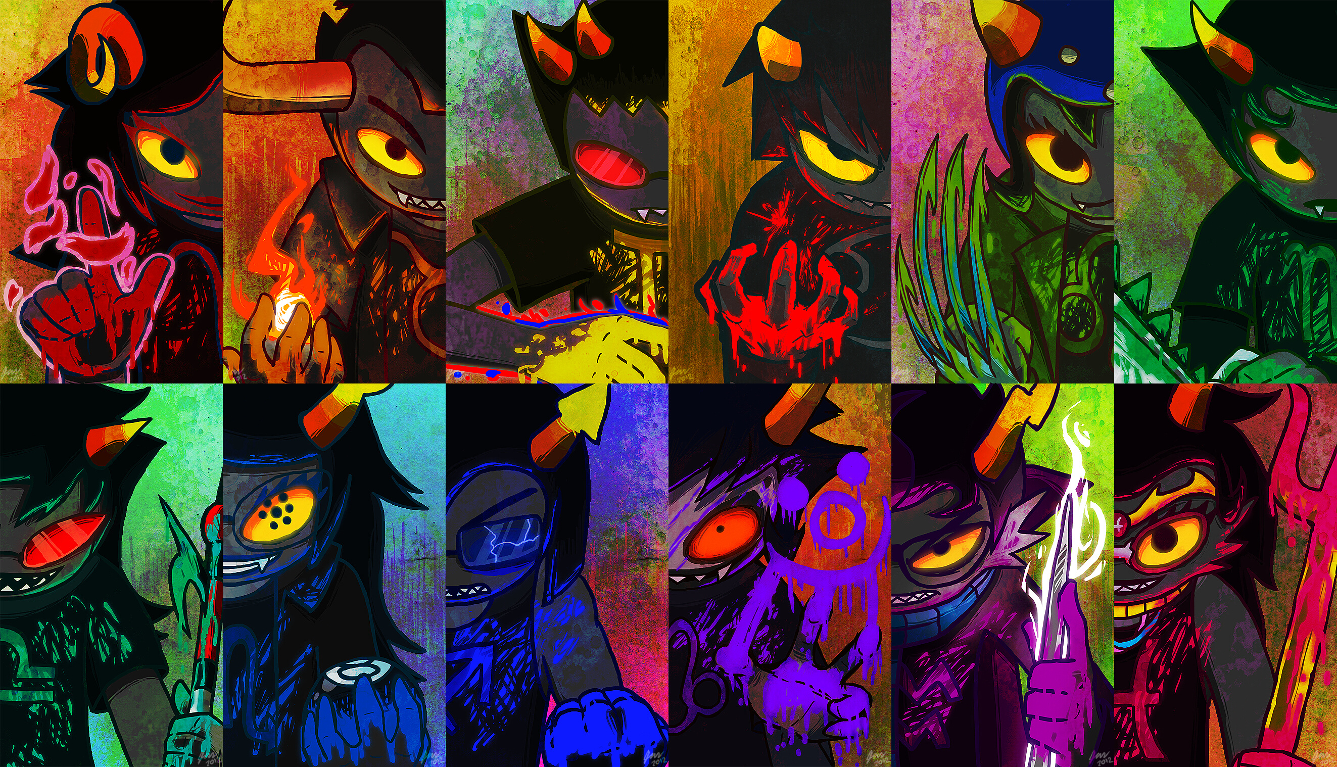 Homestuck wallpaper zerochan, Anime-inspired art, Character illustrations, Fan community, 2650x1520 HD Desktop