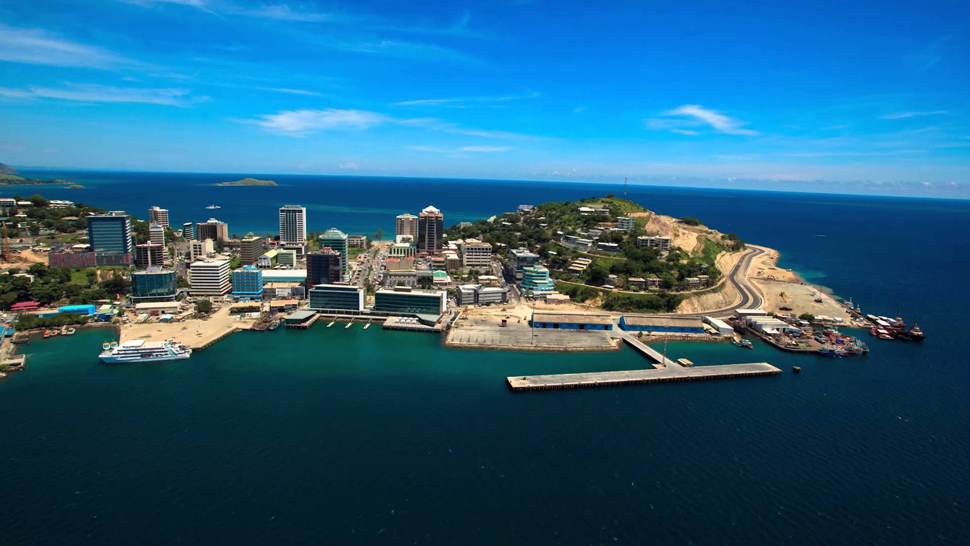 Port Moresby, Vibrant cityscape, Urban wallpapers, Cultural diversity, 1920x1080 Full HD Desktop