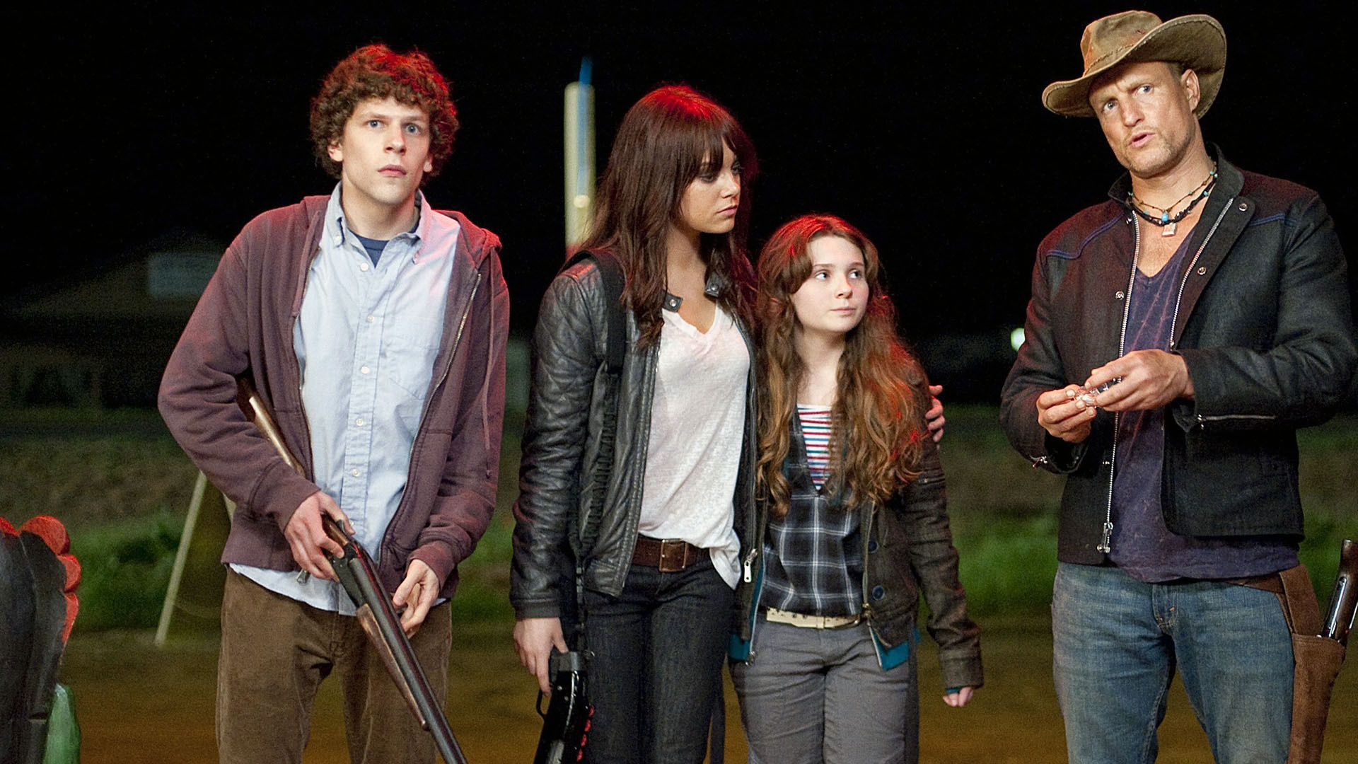 Jesse Eisenberg, Zombieland sequel, Exciting zombie genre, Stellar cast, 1920x1080 Full HD Desktop