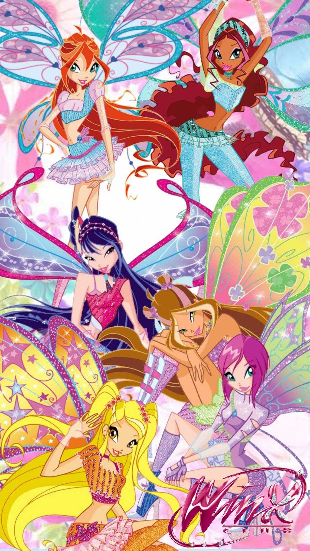 Winx, Animation series, 4K wallpaper, 1080x1920 Full HD Phone