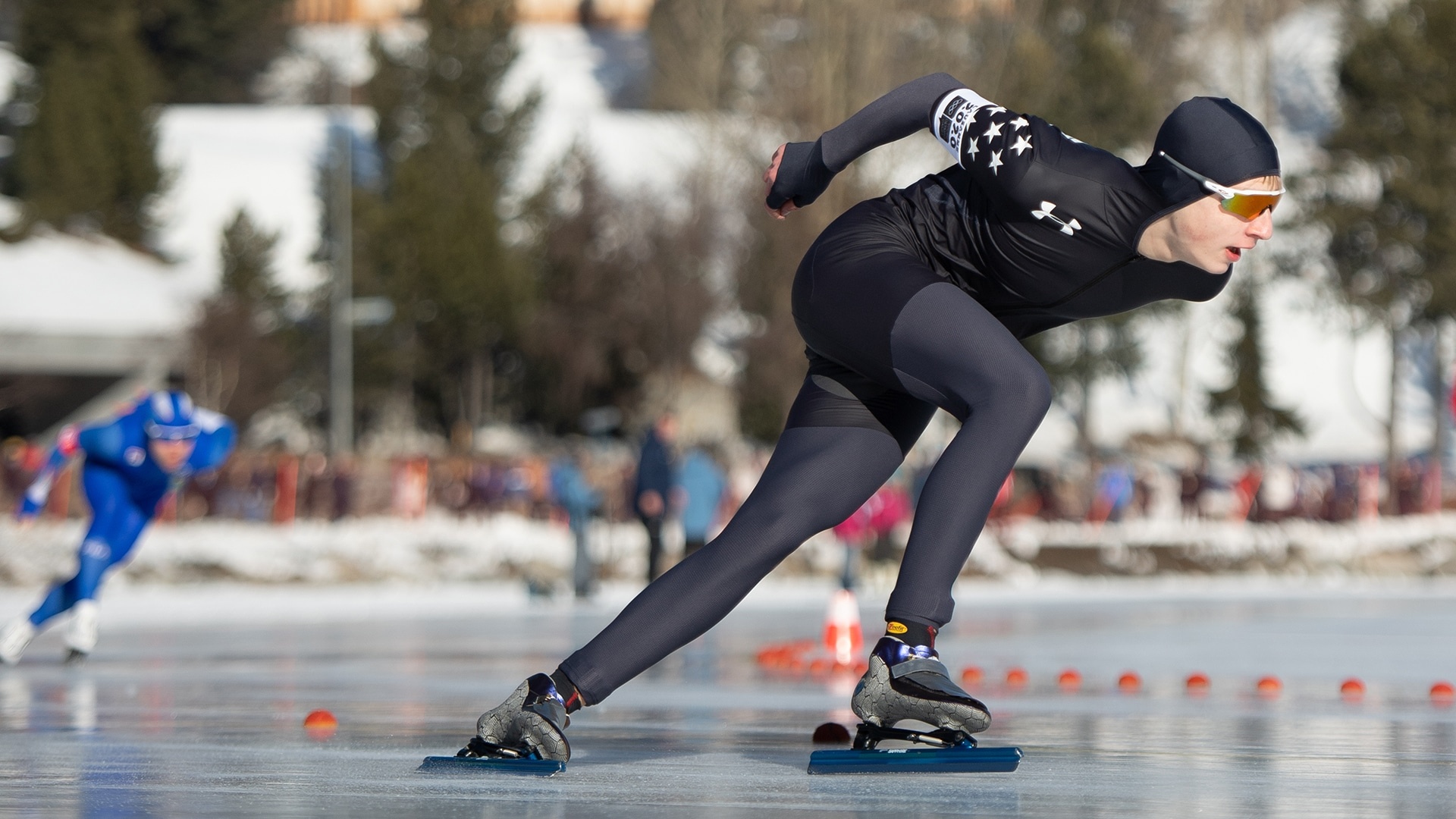 Short-track Speed Skating, Athlete, Jordan Stolz, 1920x1080 Full HD Desktop