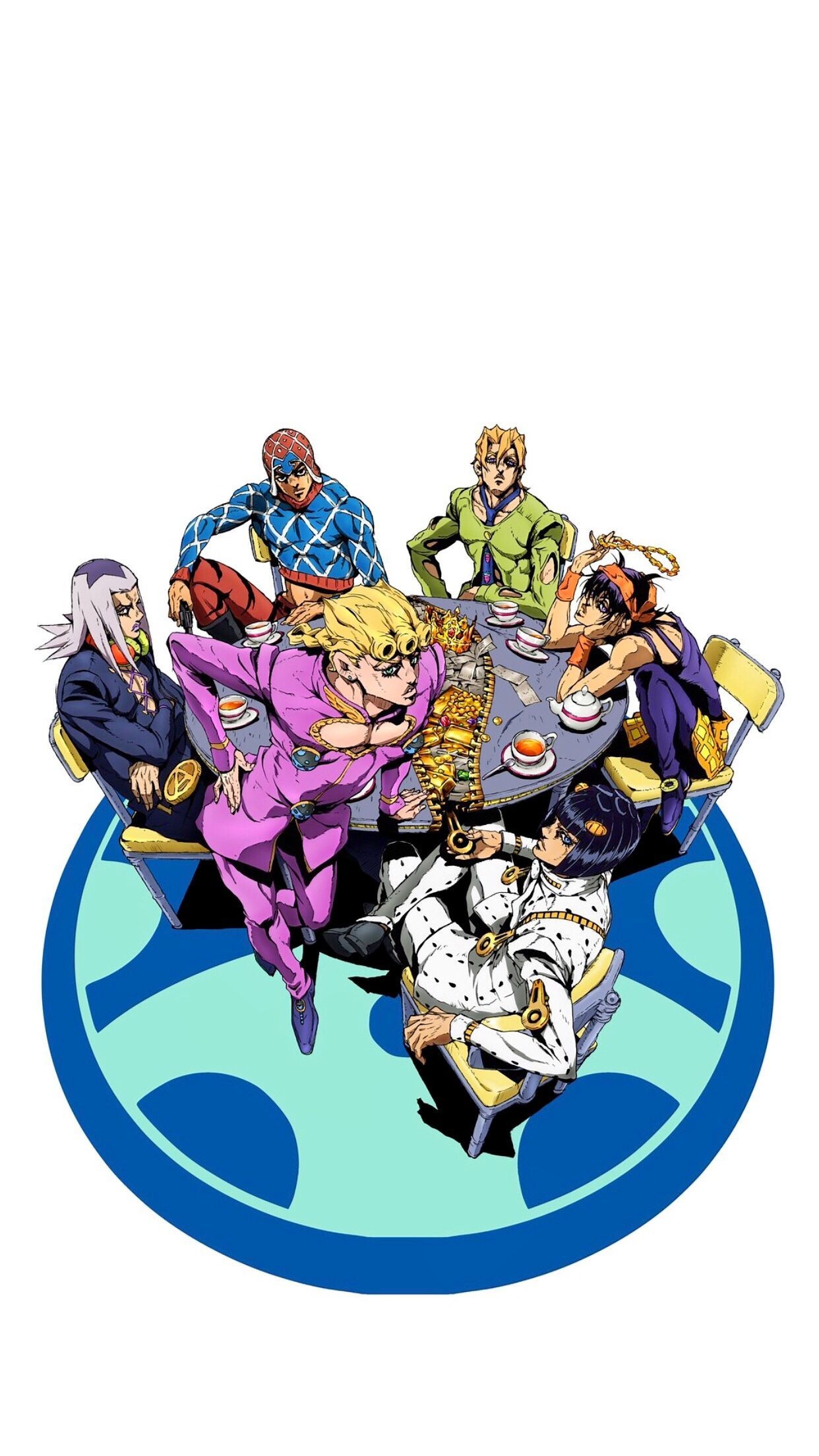 Giorno Giovanna, Bruno Bucciarati, Guido Mista, Team Bucciarati, Golden Wind, HD Phone wallpaper