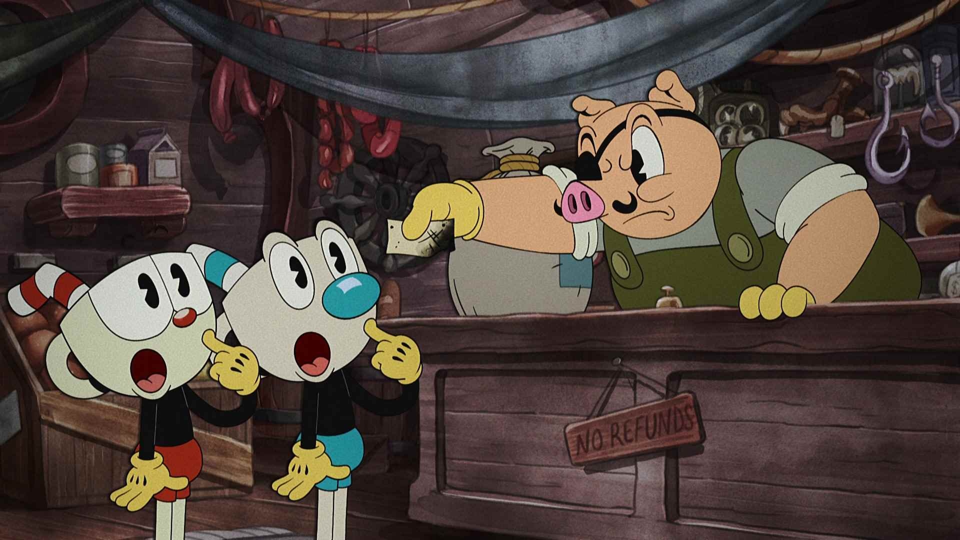 The Cuphead Show animation, Not for kids, Netflix series, Edgy cartoon, 1920x1080 Full HD Desktop