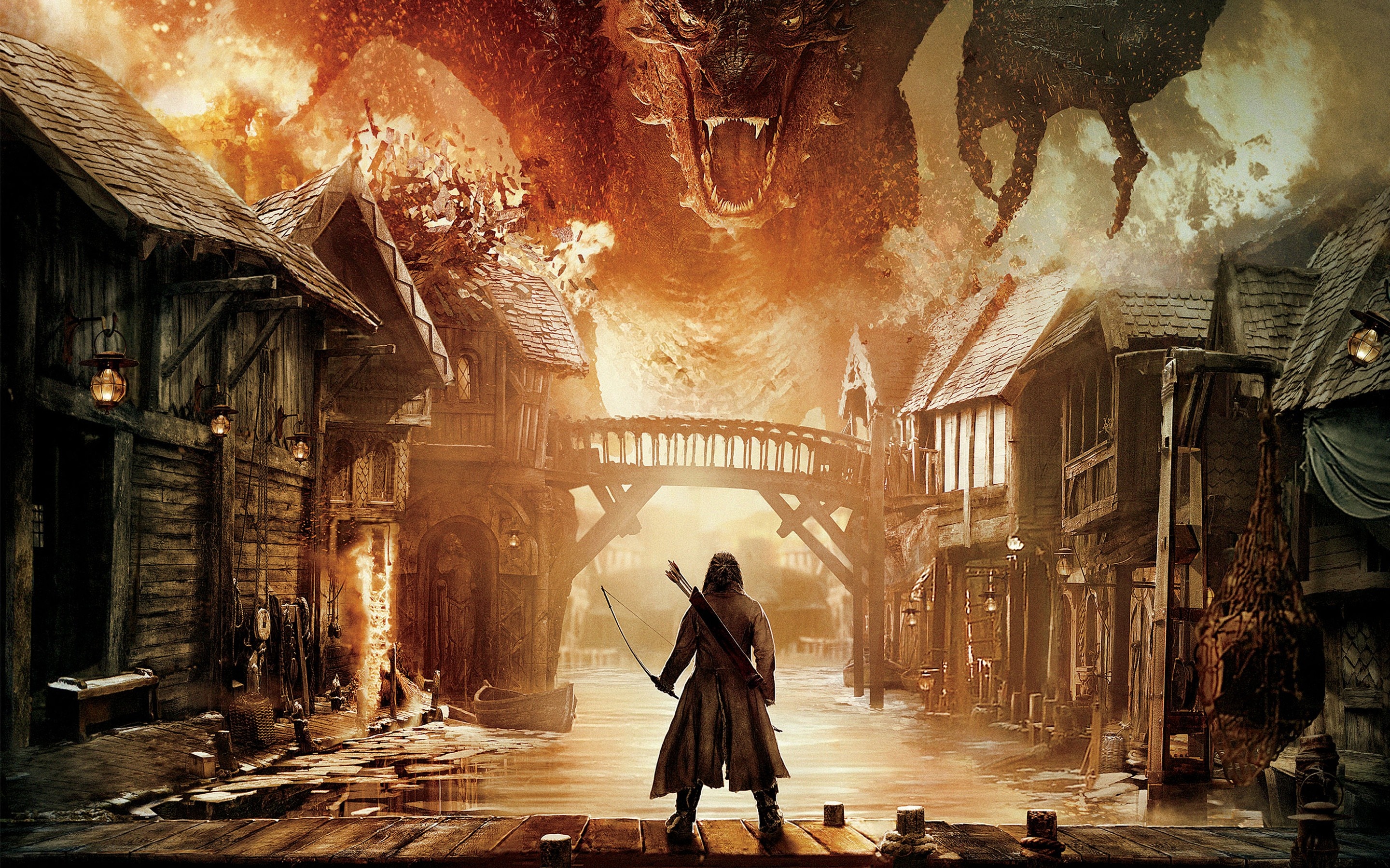 Battle of the Five Armies, HD movies, 4K wallpapers, Epic scenes, 2880x1800 HD Desktop
