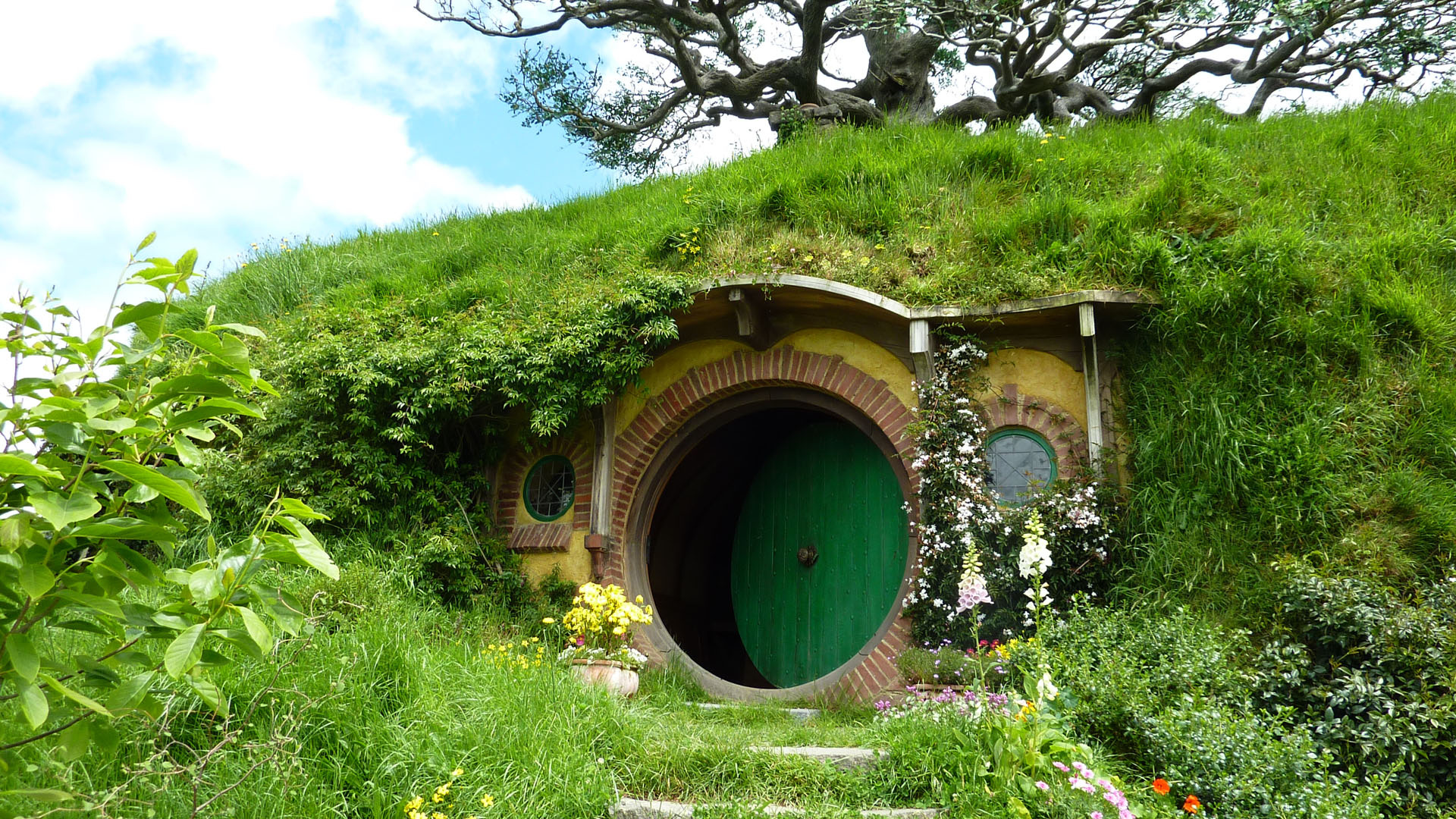 Hobbiton wallpapers, Film set beauty, HD wallpaper, Background image, 1920x1080 Full HD Desktop
