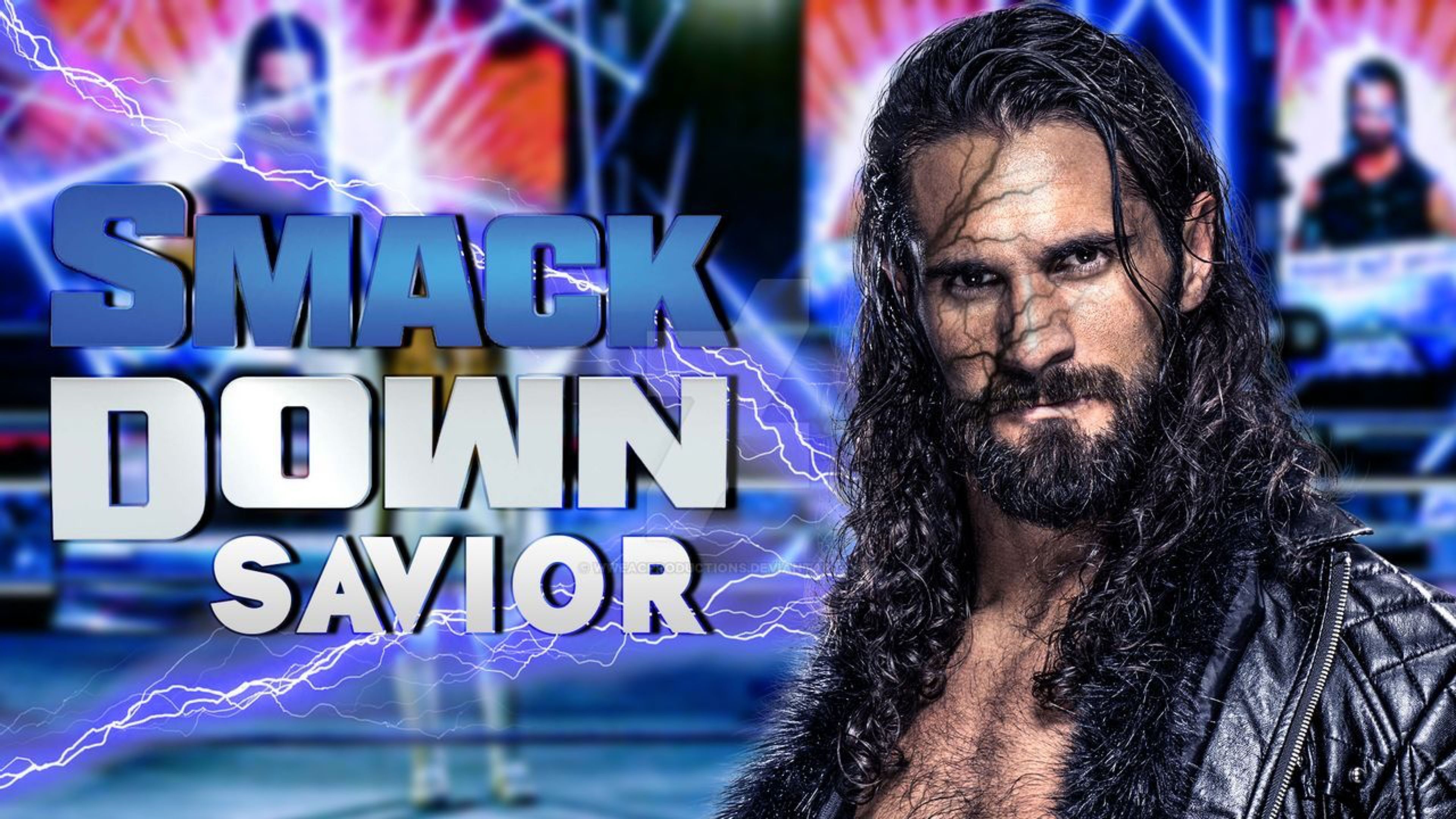 Seth Rollins tribute, Custom wallpaper, WWE artwork, Rollins' legacy, 3840x2160 4K Desktop