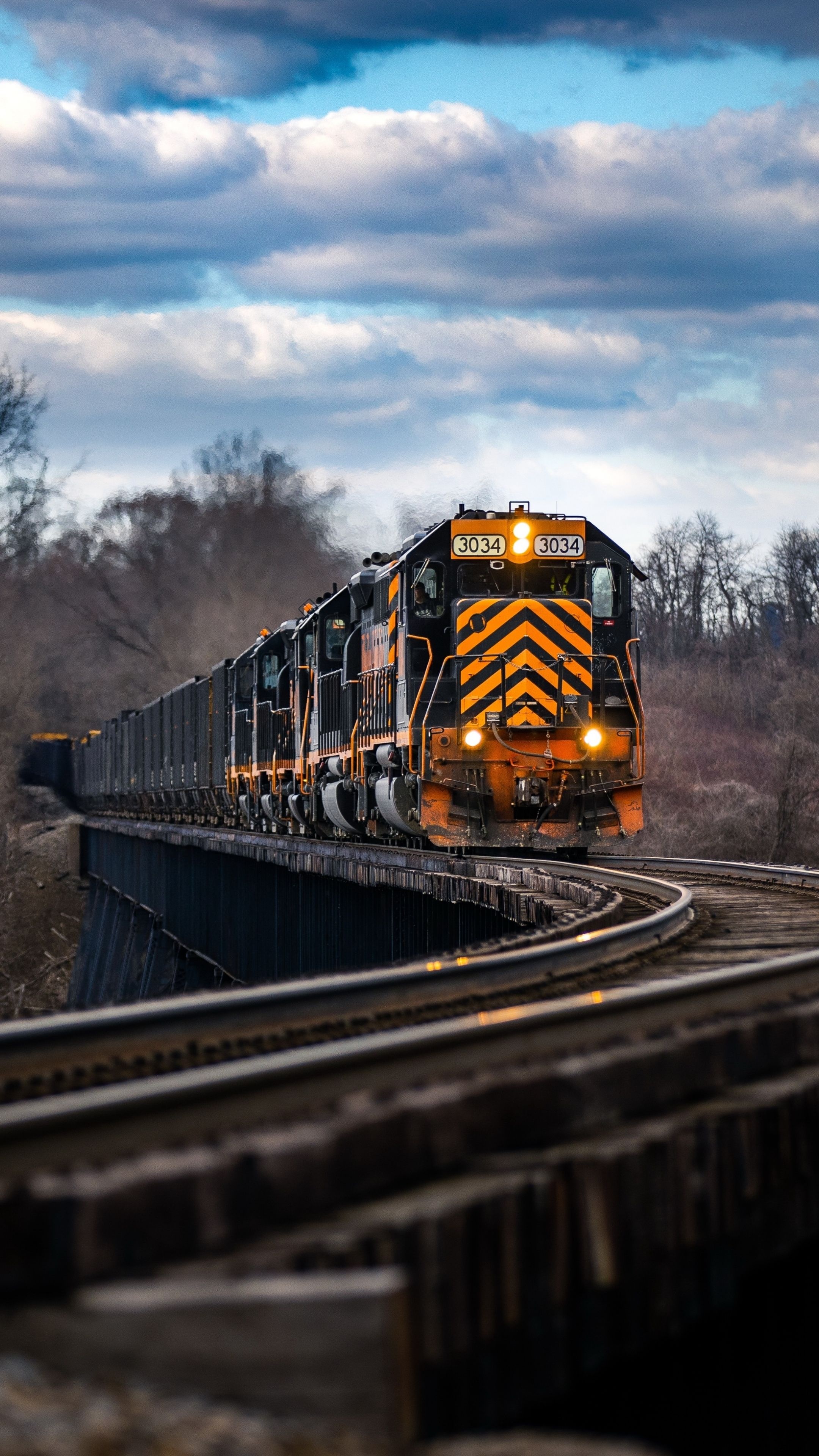 Freight Train, Trains Wallpaper, 2160x3840 4K Phone