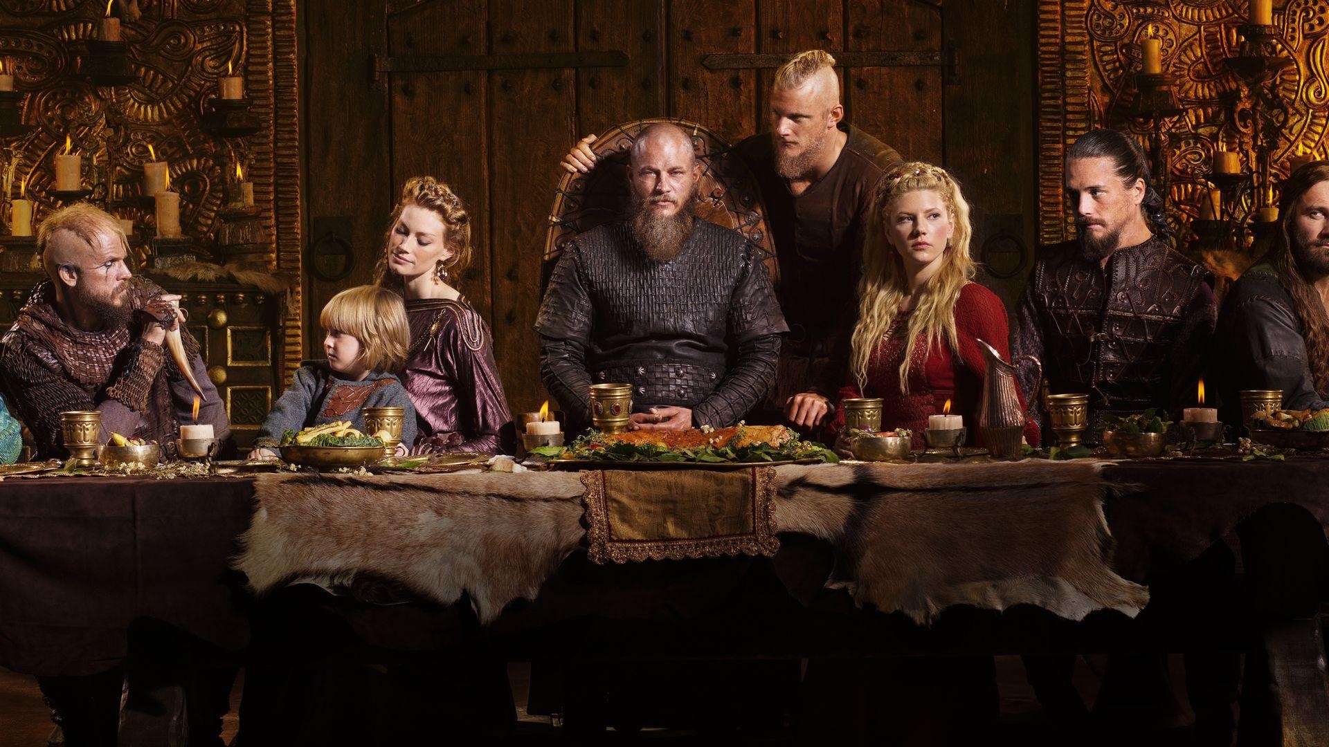 Vikings TV Series, Captivating storyline, Powerful visuals, Intense action, 1920x1080 Full HD Desktop