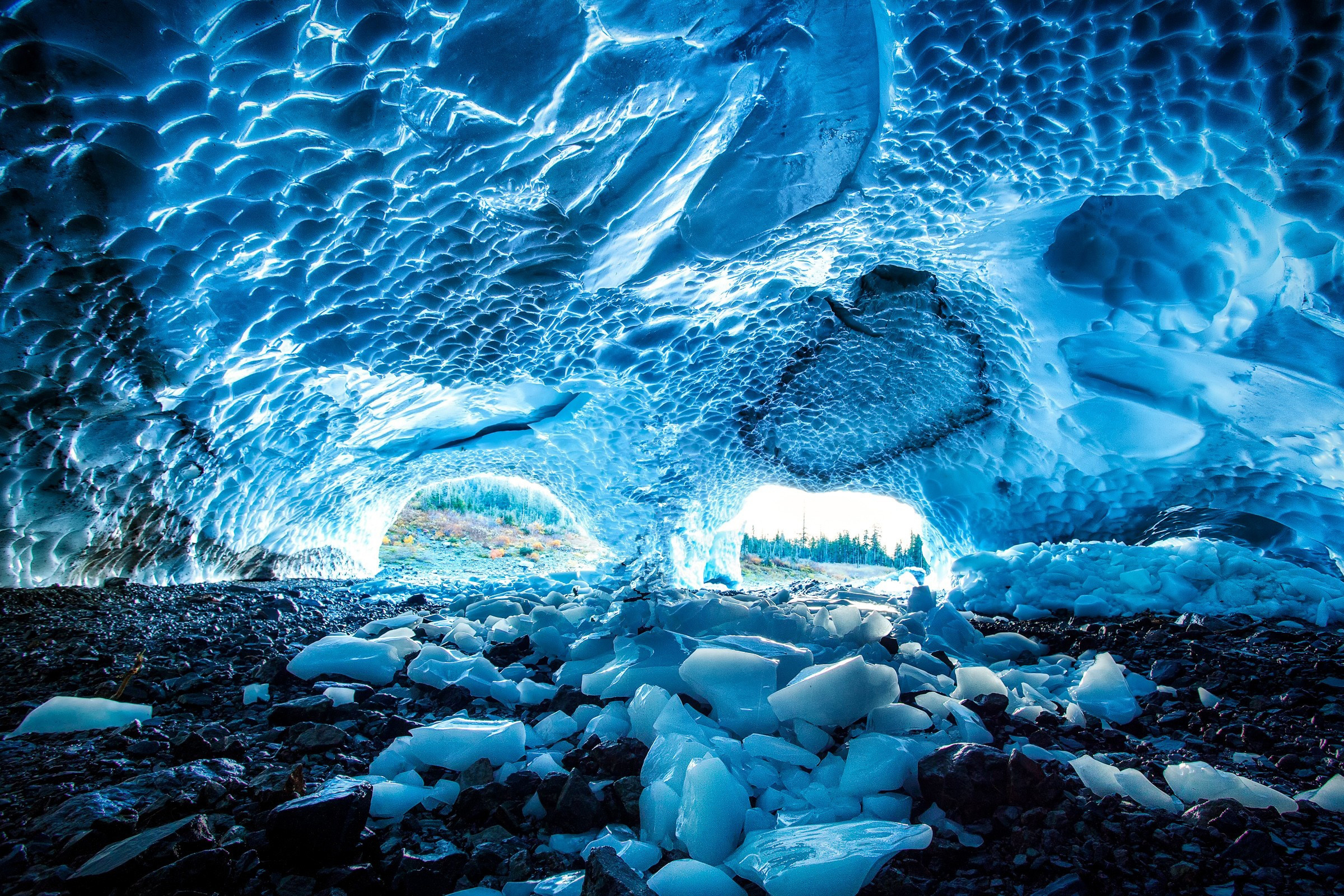 Big Four Ice Caves, Ice Cave Wallpaper, 2400x1600 HD Desktop