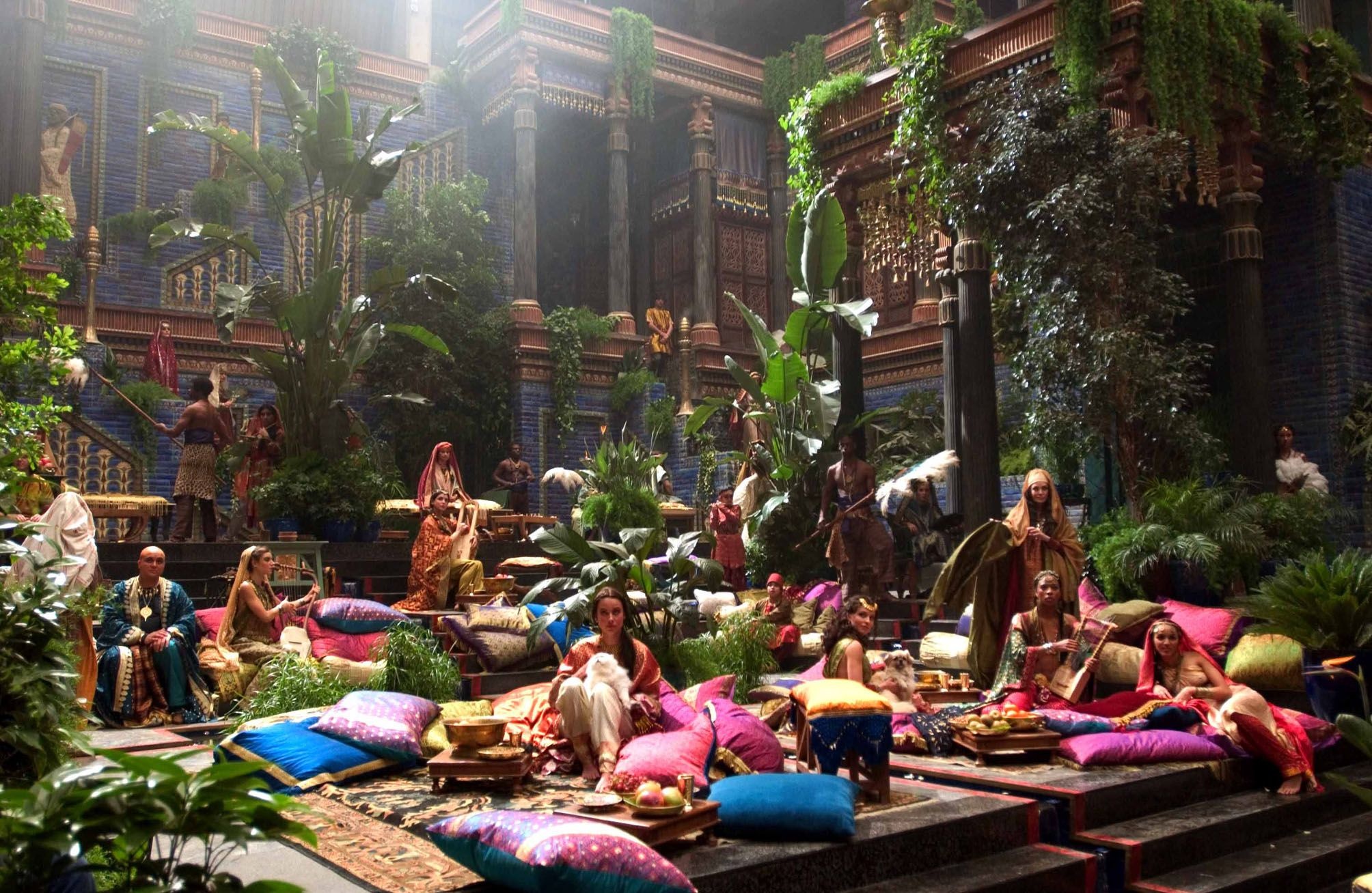 Alexander 2004, Hanging Gardens of Babylon Wallpaper, 2010x1310 HD Desktop