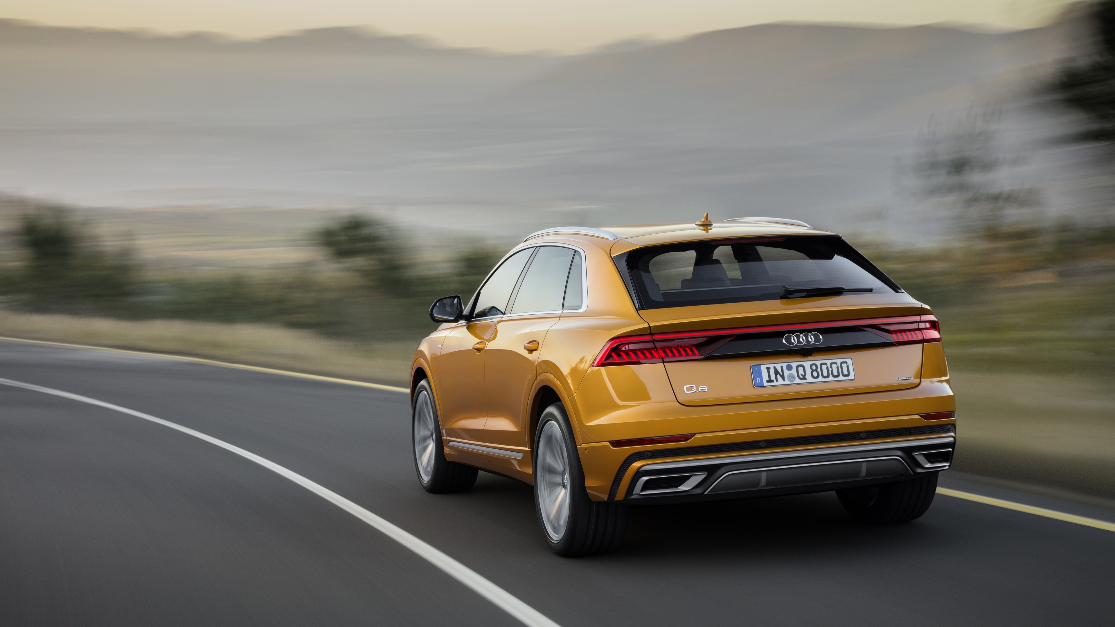 Audi Q8, SUV wallpapers, High-resolution images, Impressive design, 3840x2160 4K Desktop