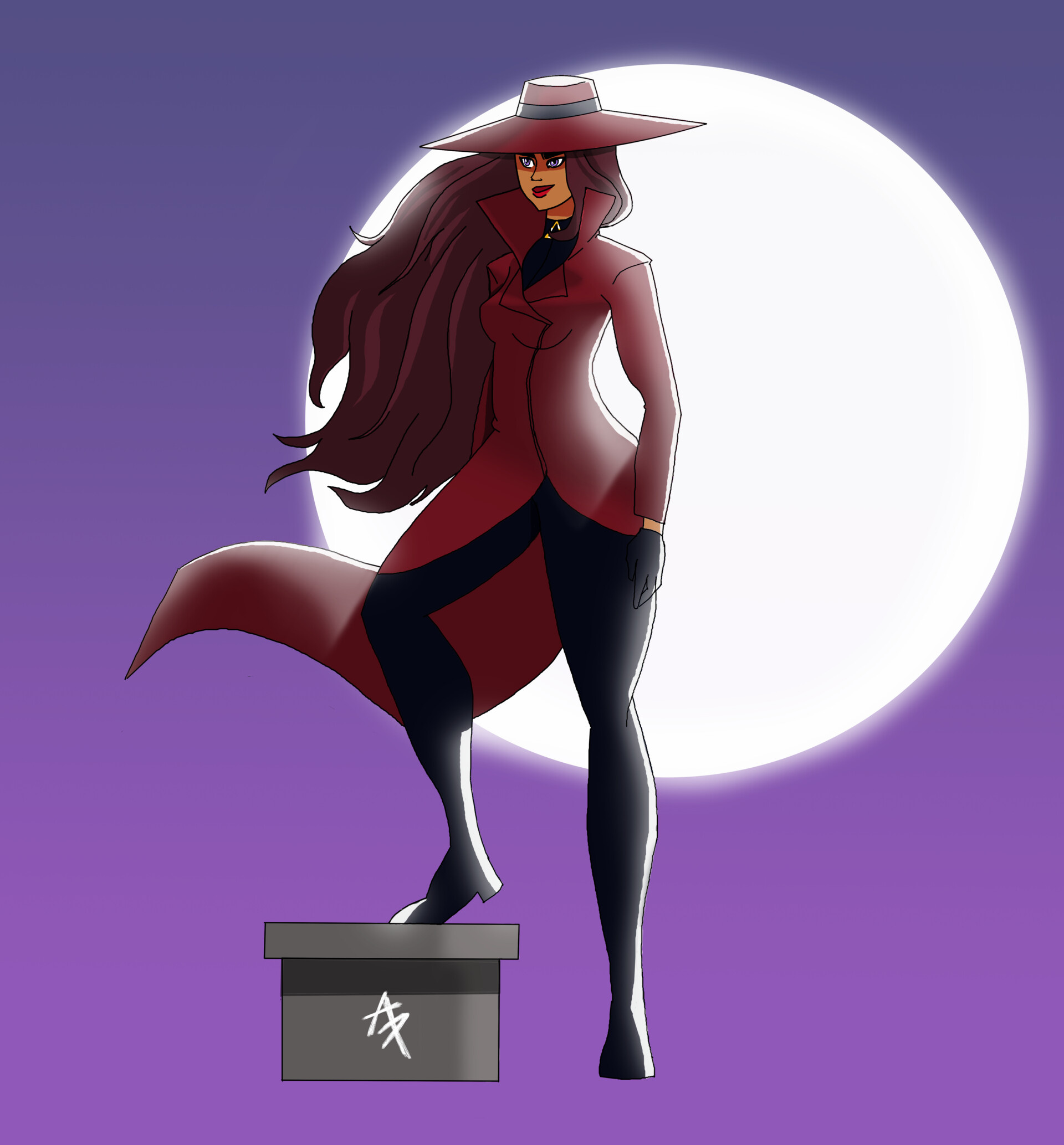 Carmen Sandiego, Artstation, Carmen Sandiego 2019, 1920x2070 HD Phone