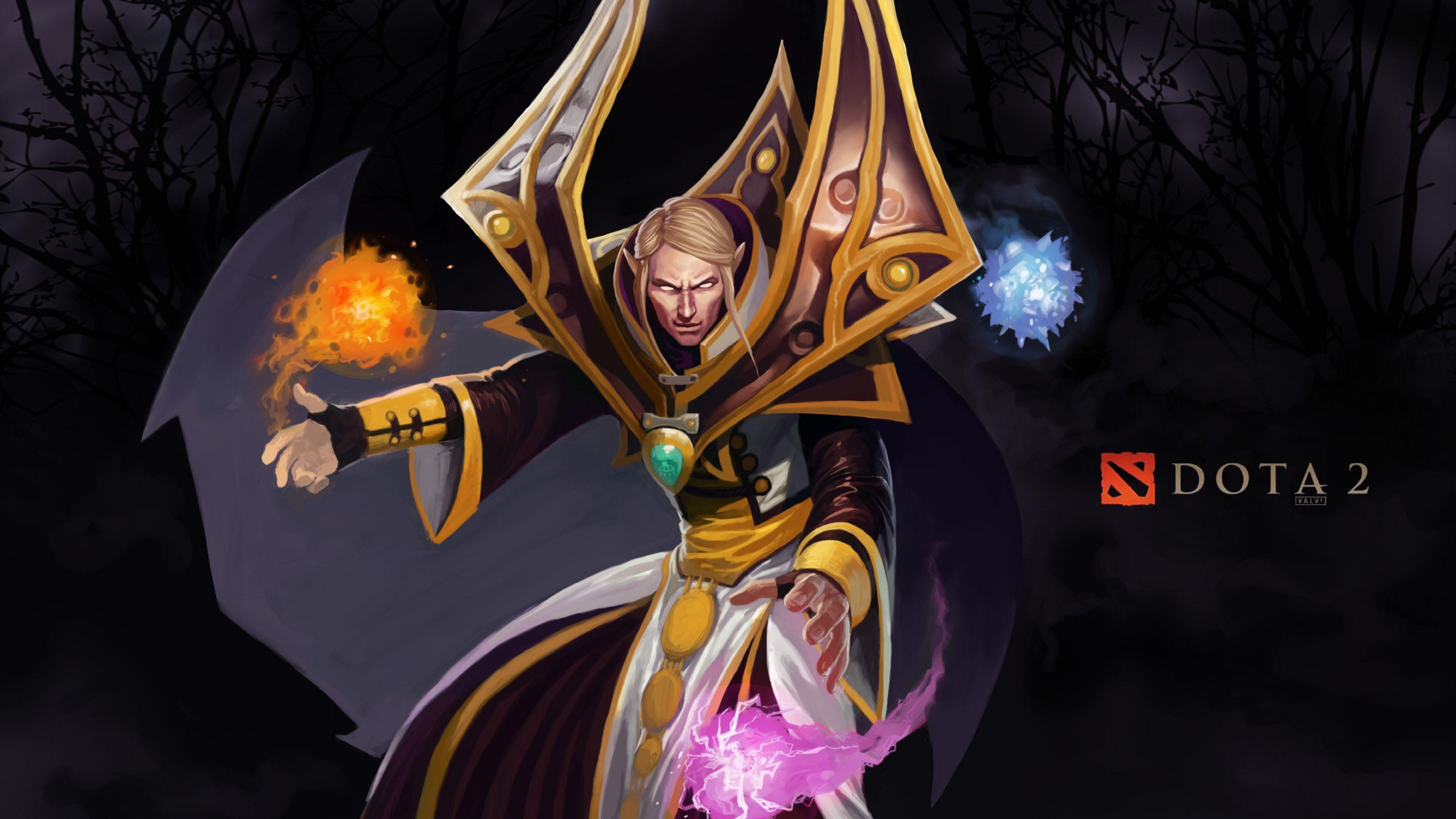 Dota 2, Invoker Wallpaper, 3840x2160 4K Desktop