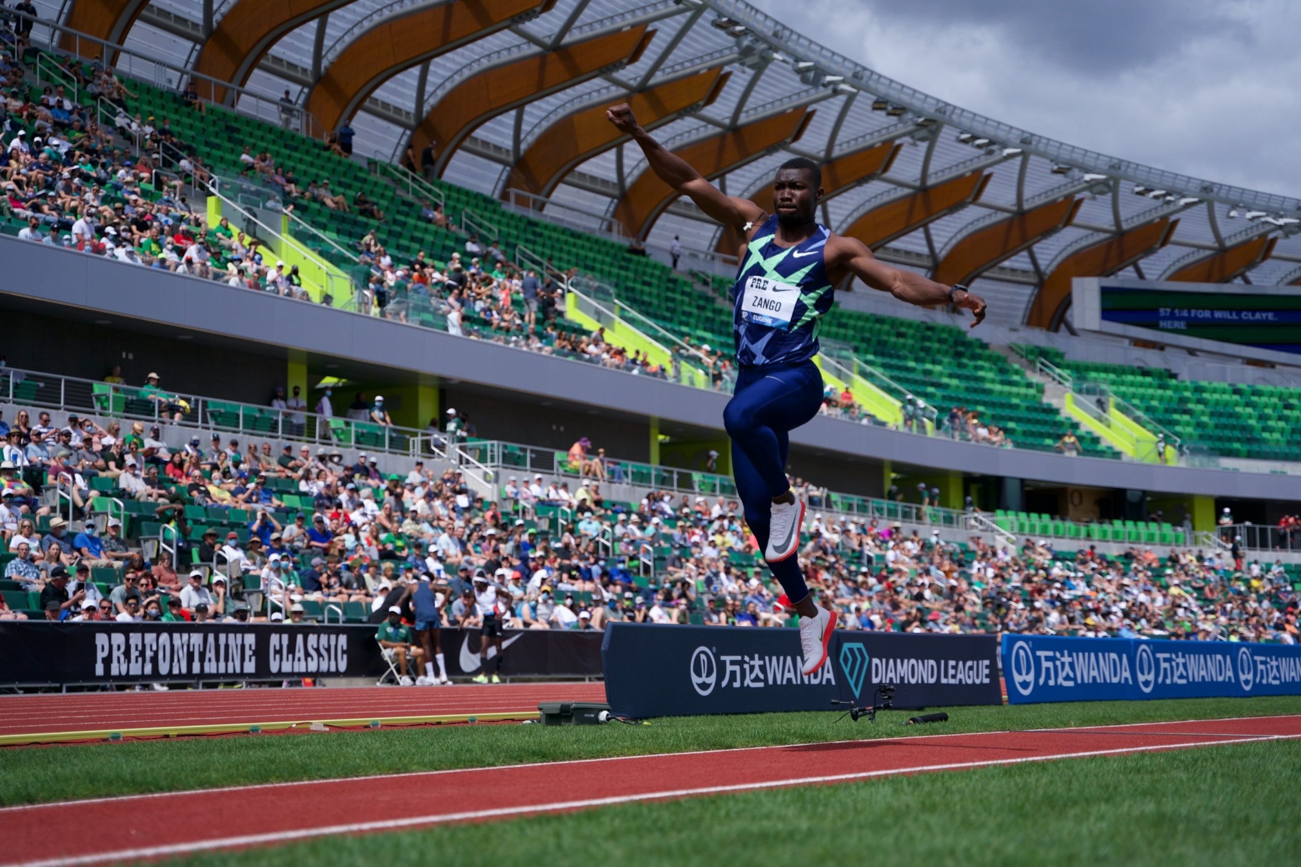 Hugues Fabrice Zango, Diamond League qualifier, Finalist, Faso7, 2560x1710 HD Desktop