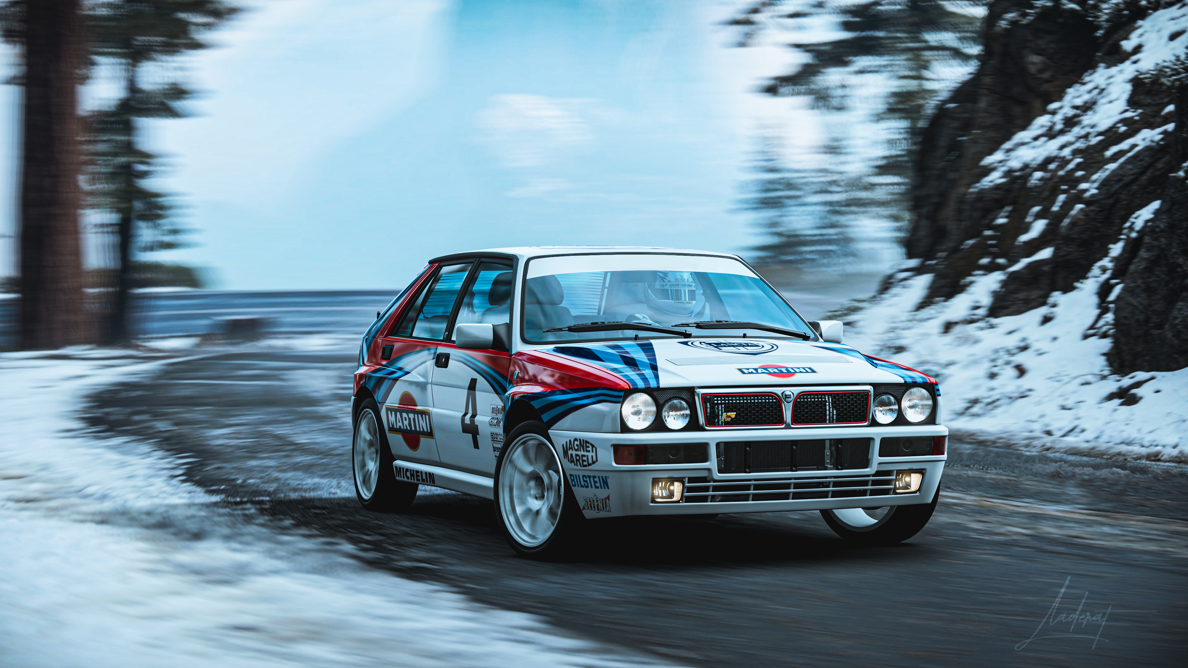 Delta HF, Lancia Wallpaper, 3840x2160 4K Desktop