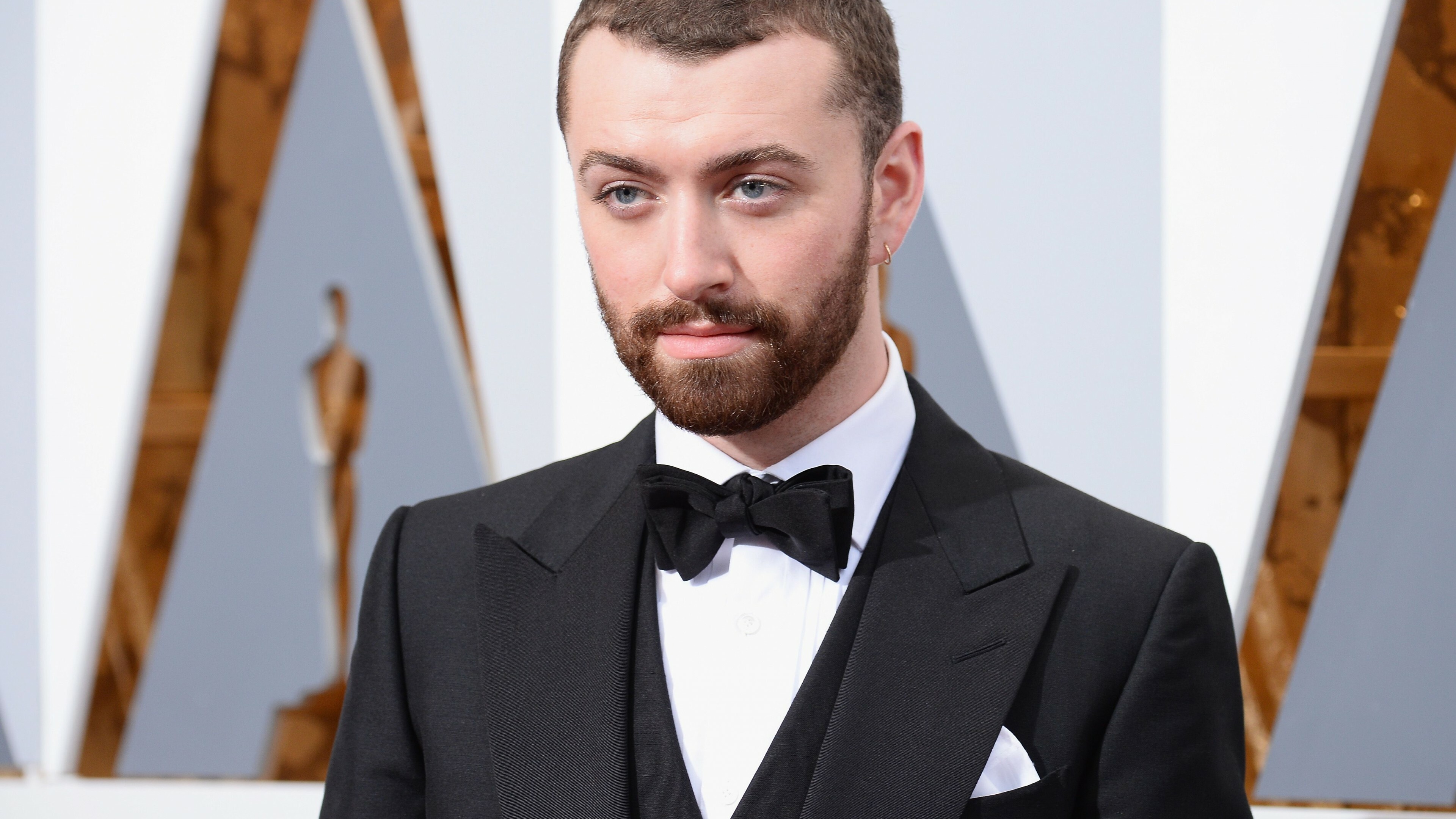 Sam Smith, Celebs, Popular artist, Oscar 2016, 3840x2160 4K Desktop