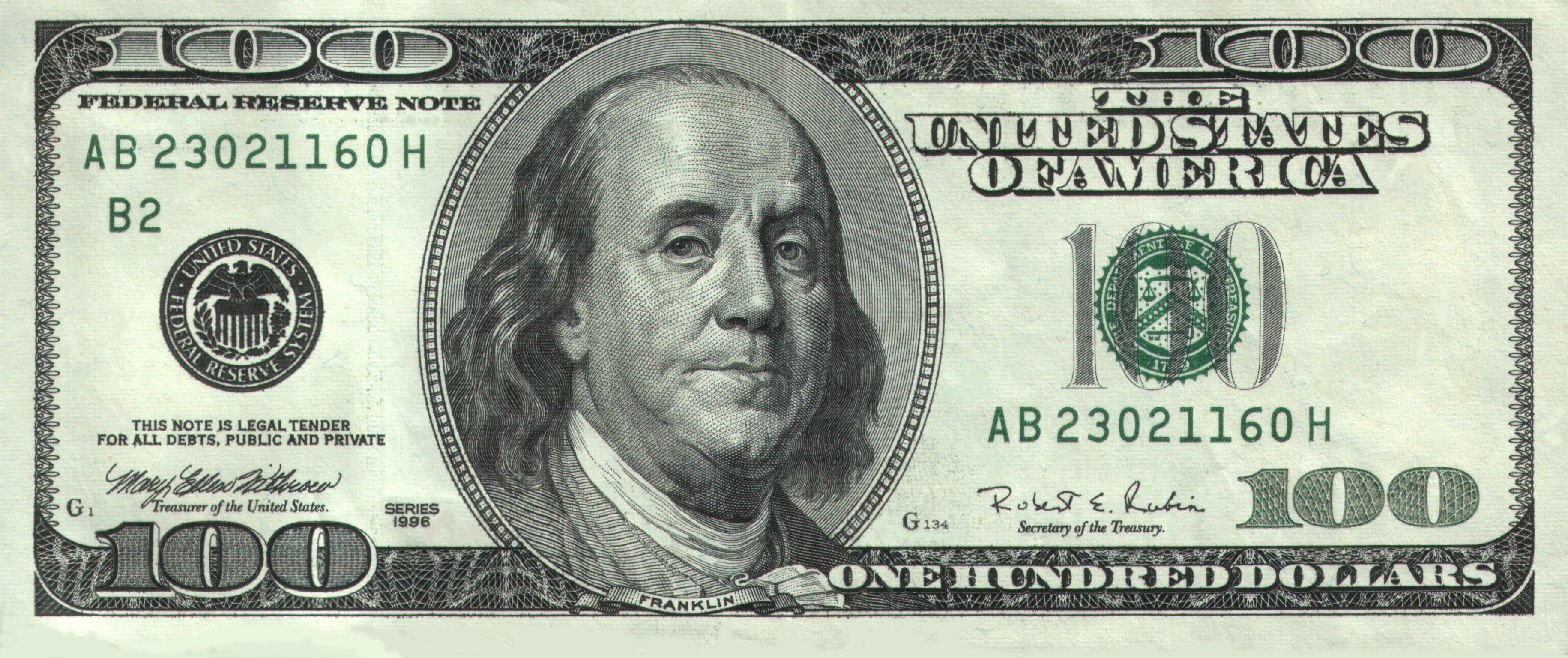 100 dollar bill, Dollar Wallpaper, 3660x1540 Dual Screen Desktop