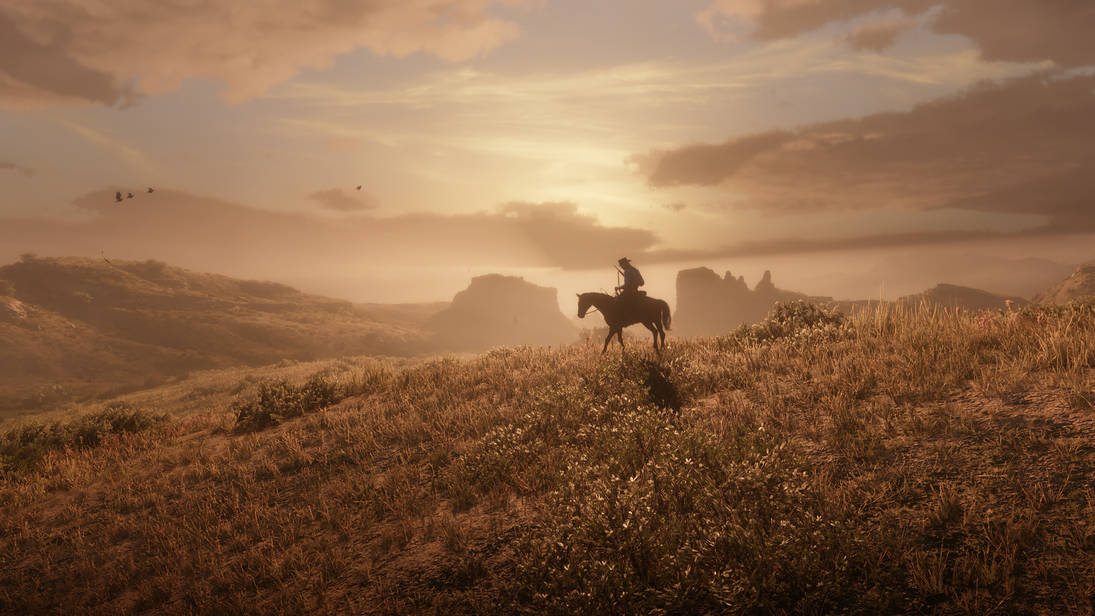 Red Dead Redemption 2, Xbox One gaming beauty, 4K HD wallpapers, Gaming immersion, 3840x2160 4K Desktop