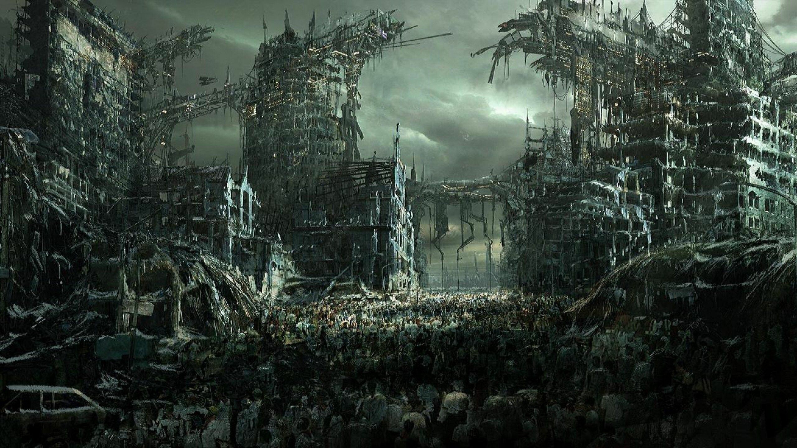 Zombie apocalypse, Top free, Backgrounds, 2560x1440 HD Desktop