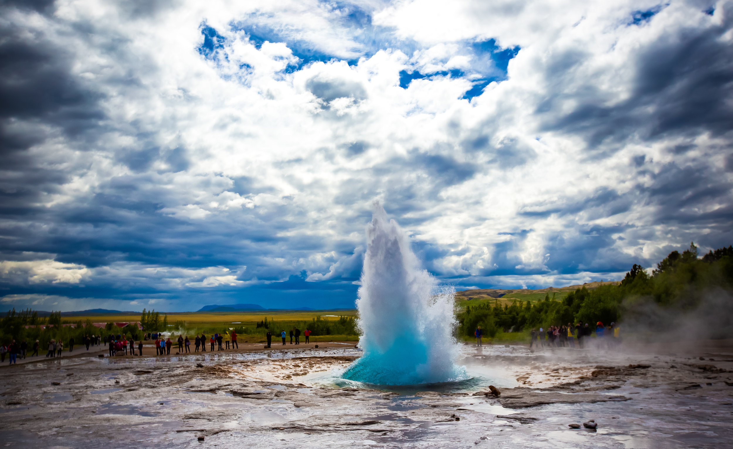 The Great Geysir, Geothermal area, Josh Ellis Photography, Geysir, 2500x1540 HD Desktop