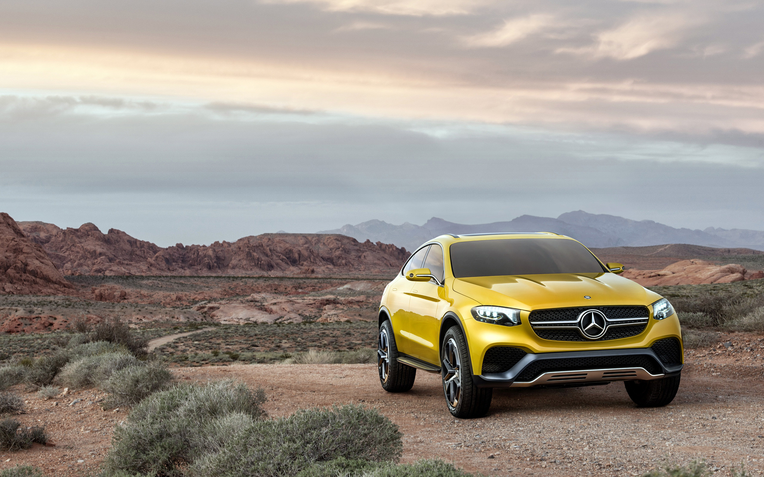 Mercedes-Benz GLC, 2015 concept, Coupe variant, Futuristic design, 2560x1600 HD Desktop