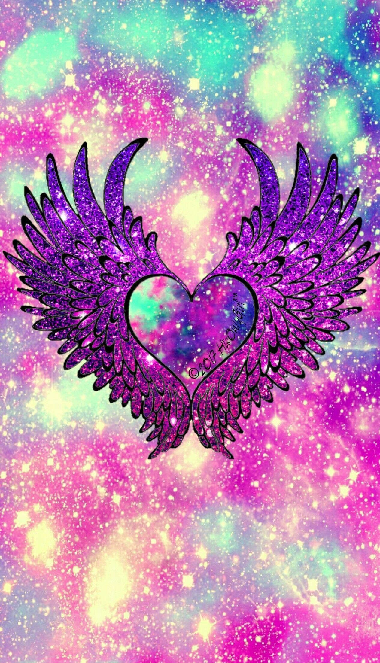 Wings, Hearts Wallpaper, 1270x2210 HD Phone