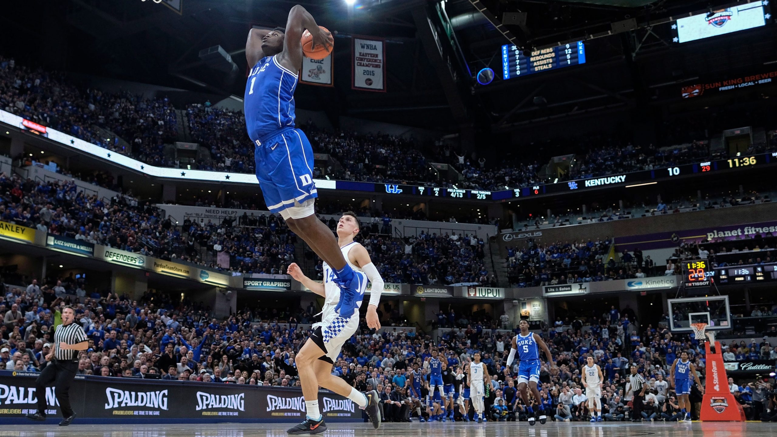 Zion Williamson, Dan Shulman interview, Barrett vs Zion, Duke, 2560x1440 HD Desktop