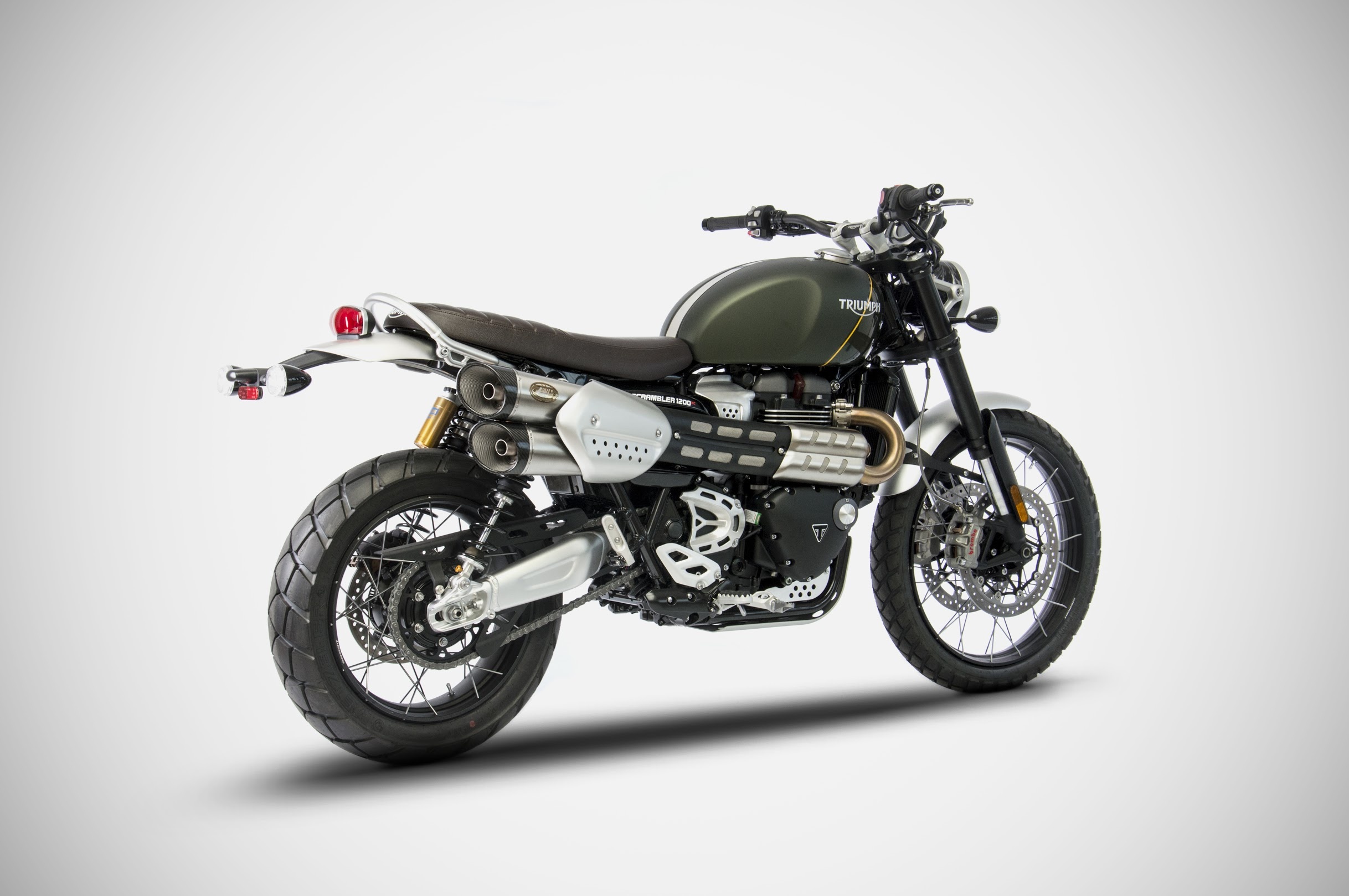 Triumph Scrambler 1200, Auto, Zard slip-ons, A u0026 j cycles, 2440x1620 HD Desktop