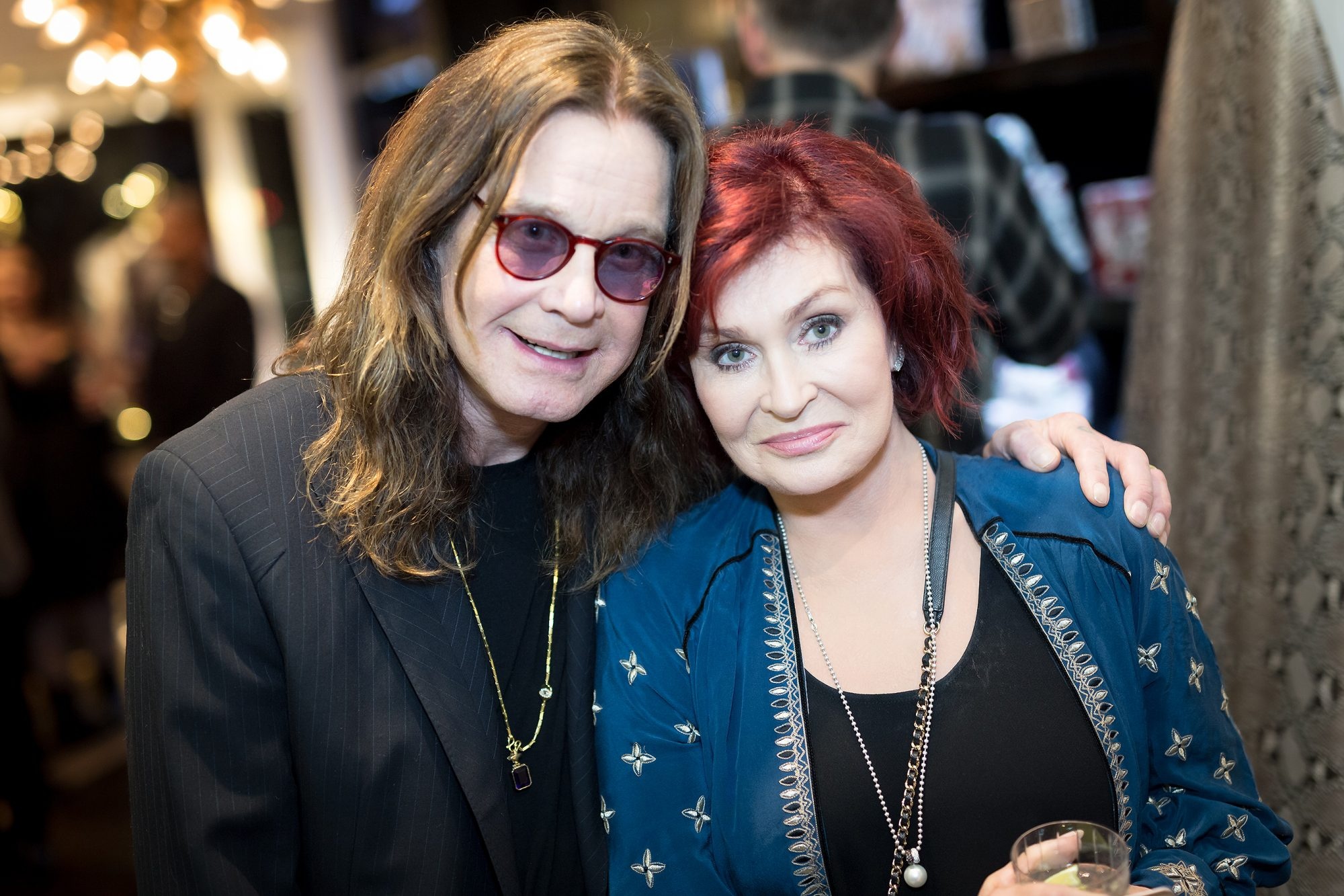 Ozzy Osbourne, Sharon Osbourne's birthday, Loving wishes, Celebrity couple, 2000x1340 HD Desktop