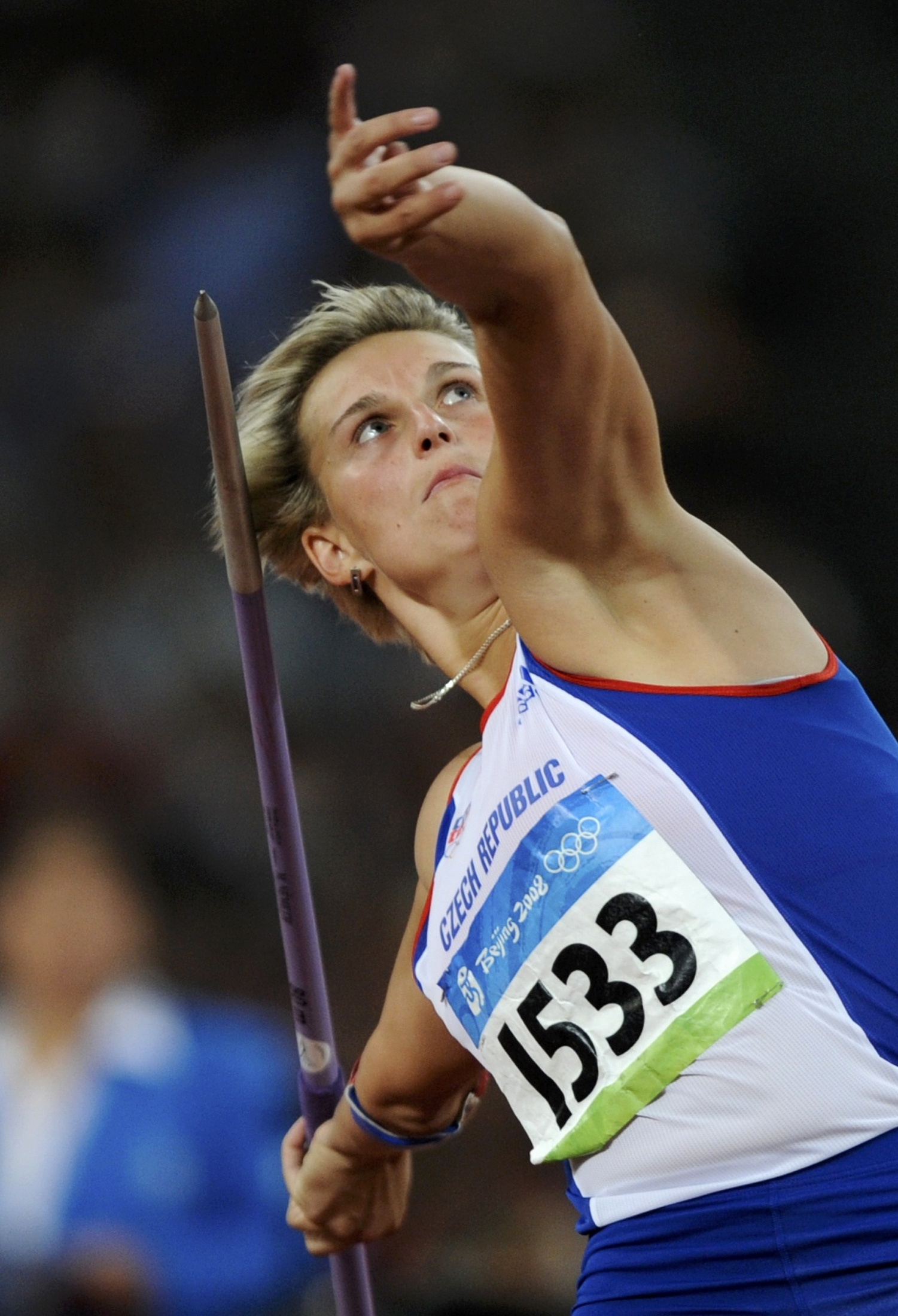 Javelin throw, Czech athlete, Women's gold medal, Sports excellence, 1510x2200 HD Phone