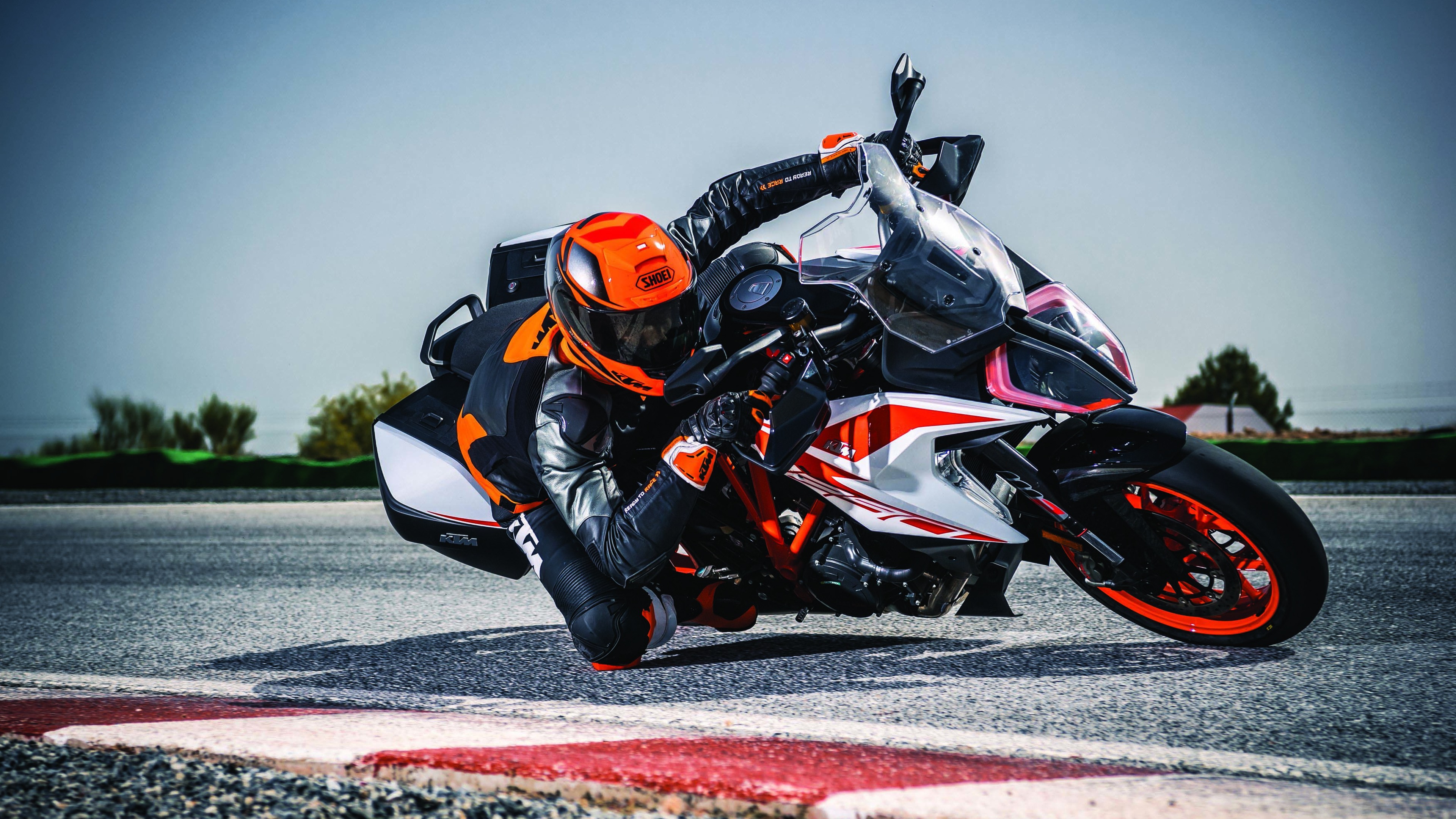 KTM 1290 Super Duke, GT model, High-performance bike, Sport touring, 3840x2160 4K Desktop